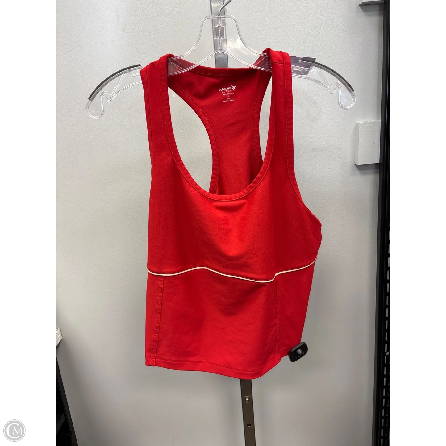 Athletic Tank Top By Old Navy In Red, Size: L
