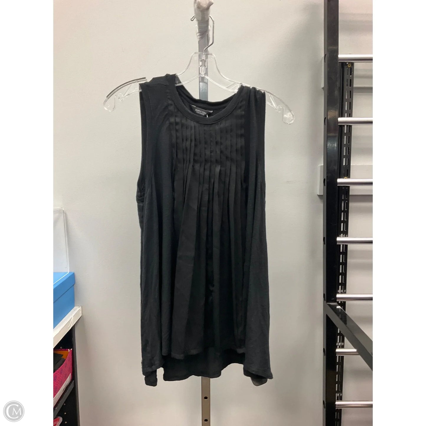 Top Sleeveless By Simply Vera In Black, Size: M