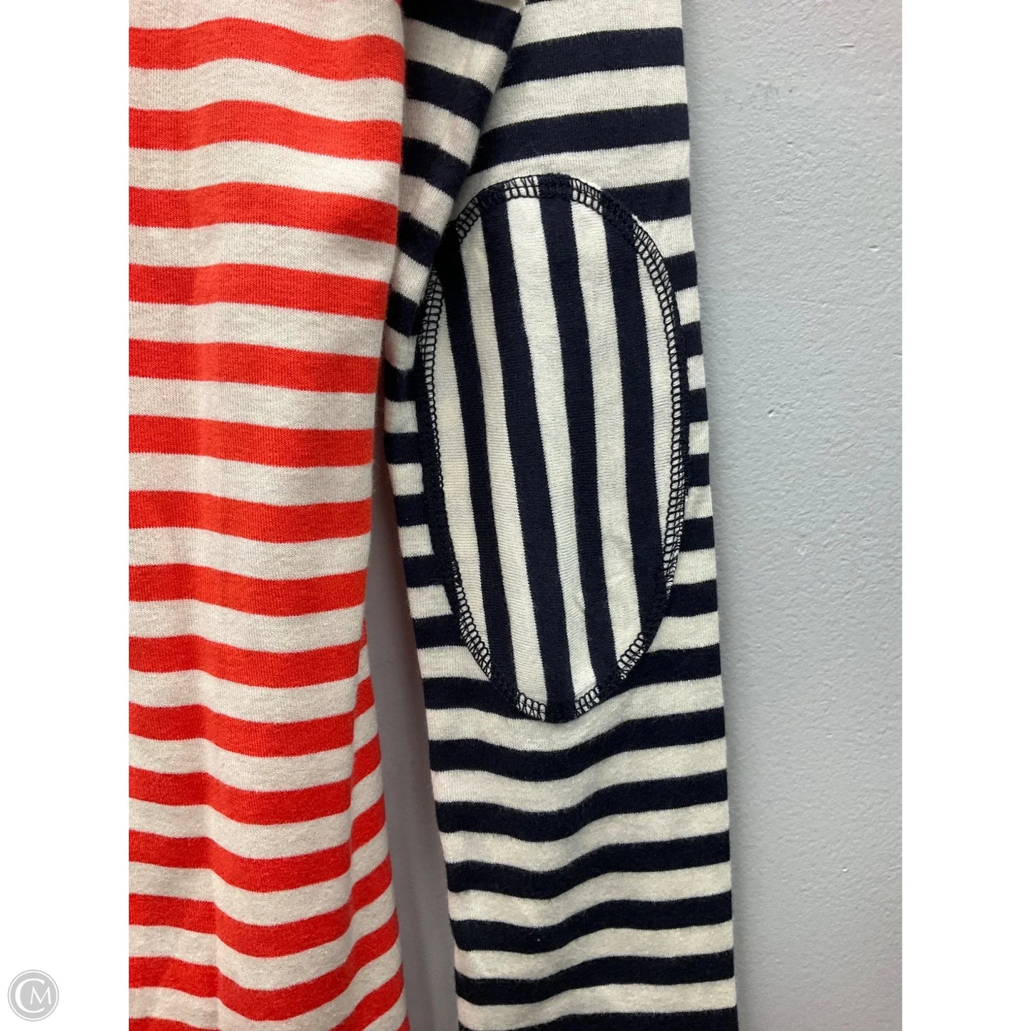 Top Long Sleeve Designer By Tory Burch In Striped Pattern, Size: S