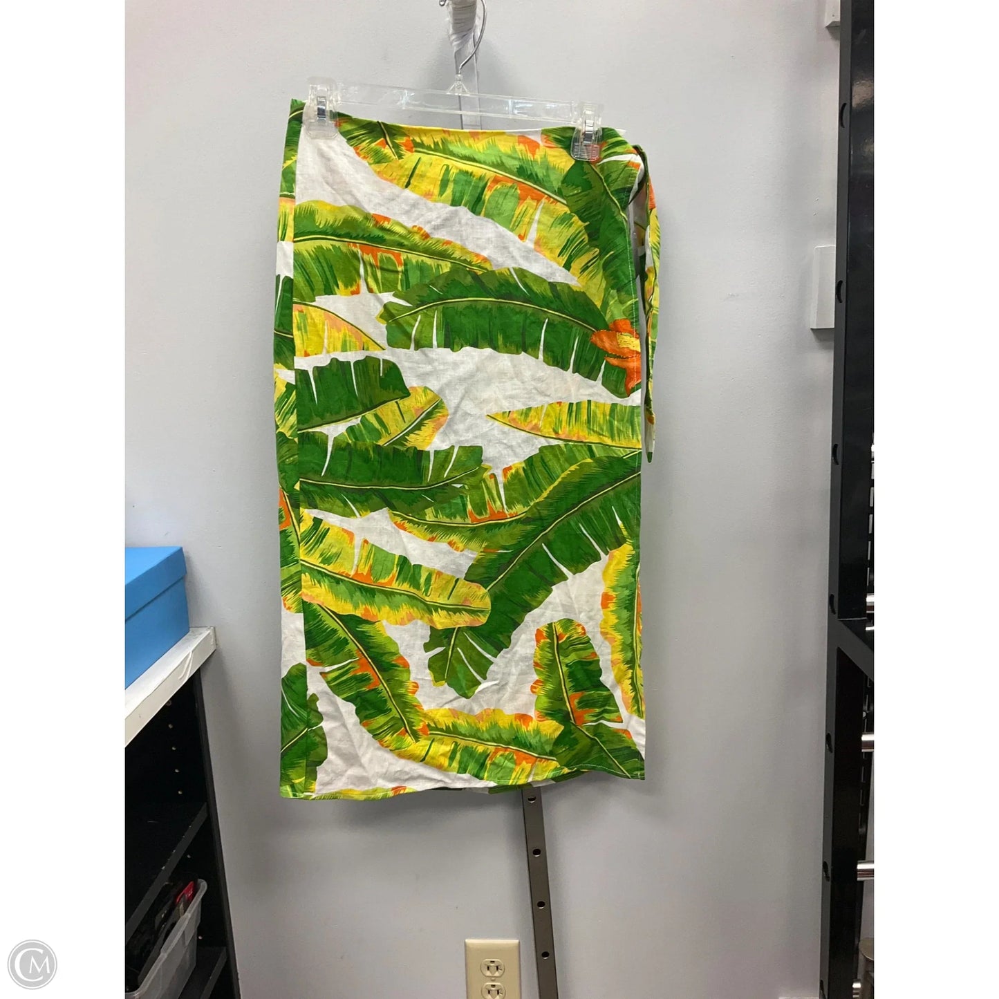Skirt Midi By Cynthia Rowley In Green & Orange, Size: S