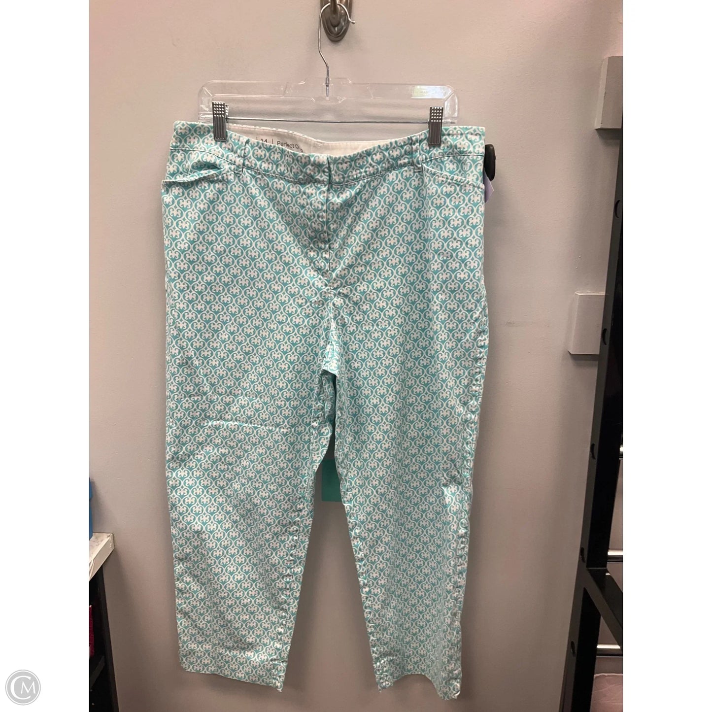 Pants Chinos & Khakis By Talbots In Blue & White, Size: 14