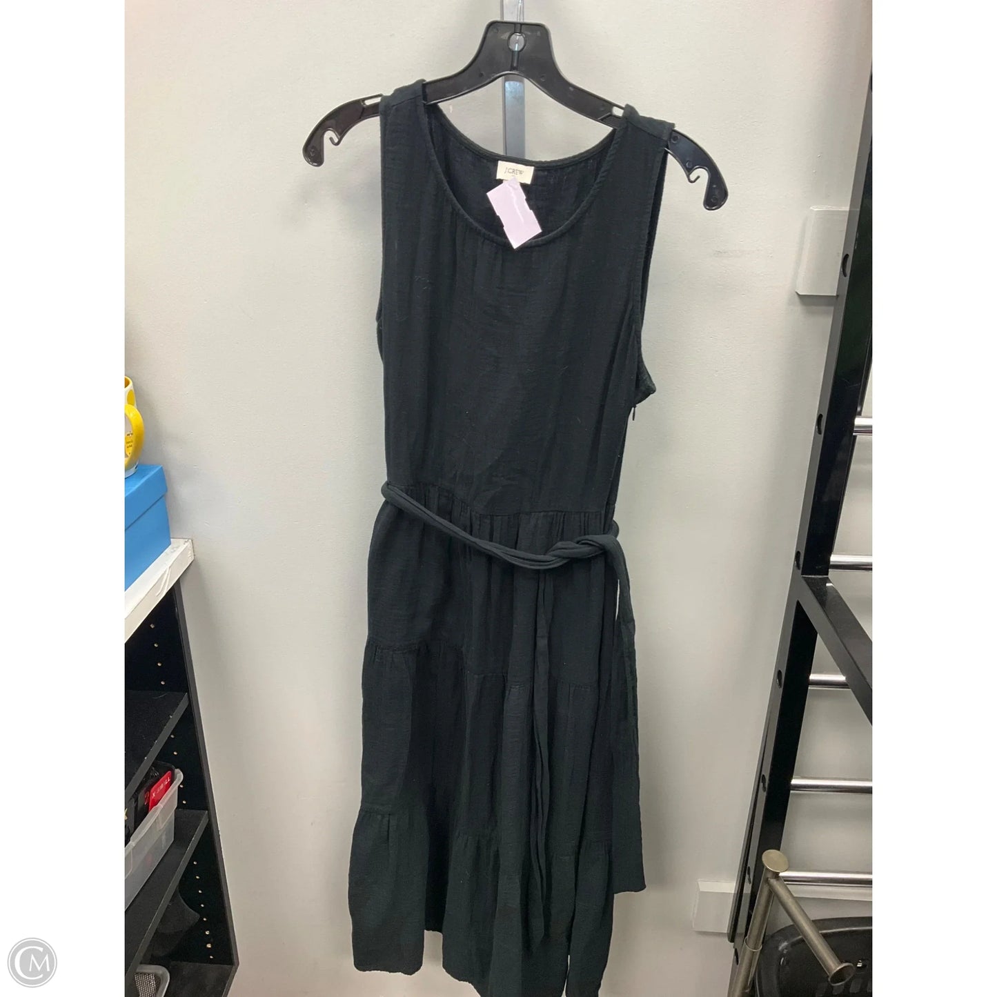 Dress Casual Midi By J. Crew In Black, Size: 8