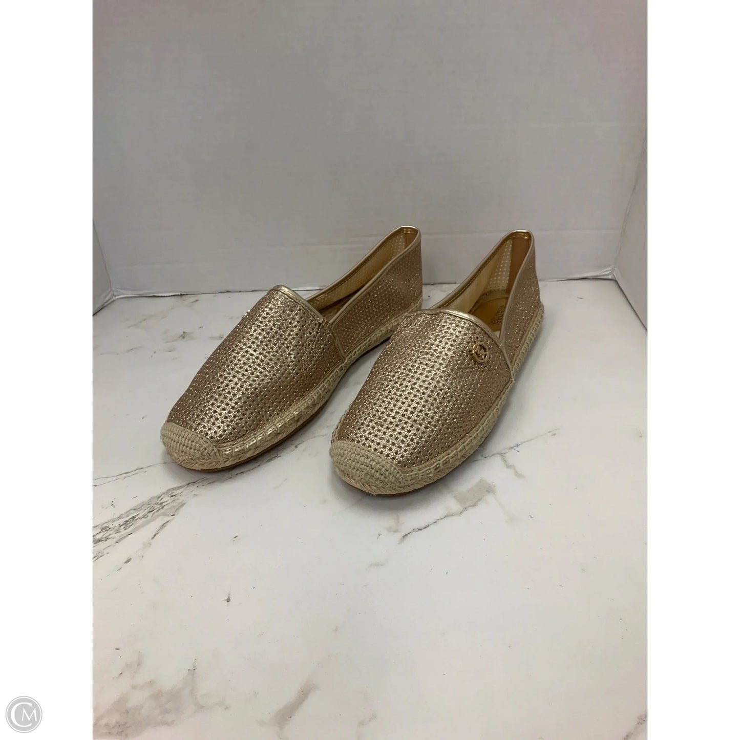 Shoes Flats By Michael By Michael Kors In Gold, Size: 9.5