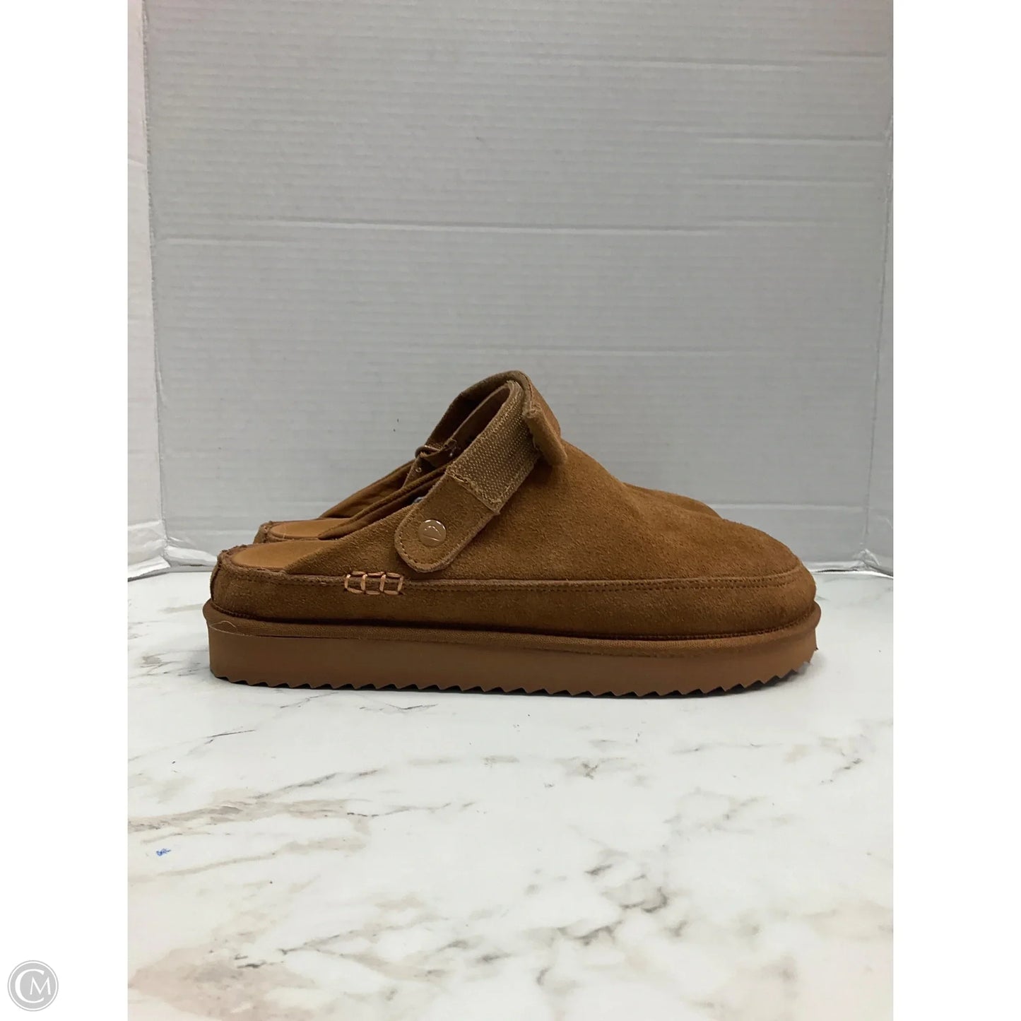 Shoes Heels Platform By Clothes Mentor In Brown, Size: 8.5