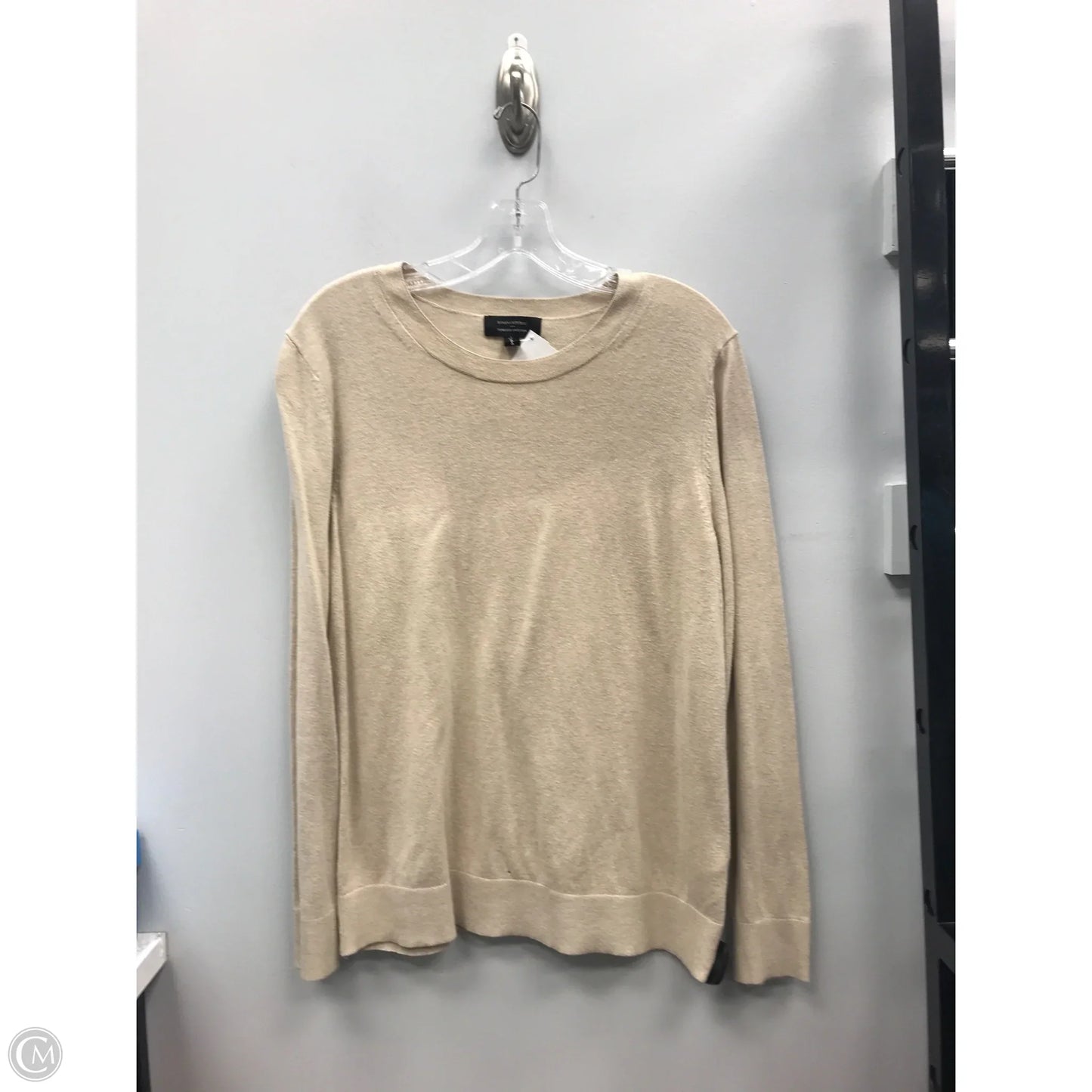 Sweater By Banana Republic In Tan, Size: L
