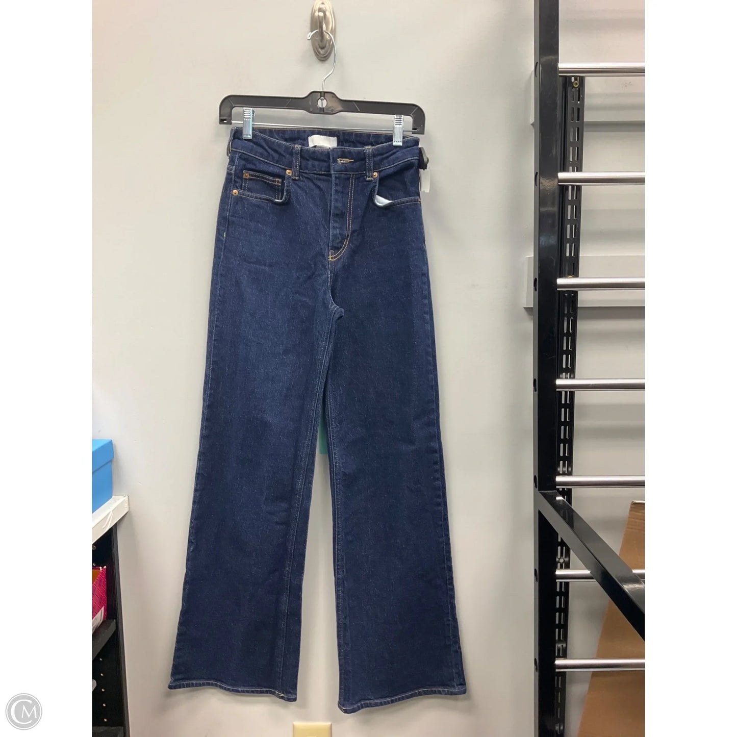 Jeans Wide Leg By H&m In Blue, Size: 0