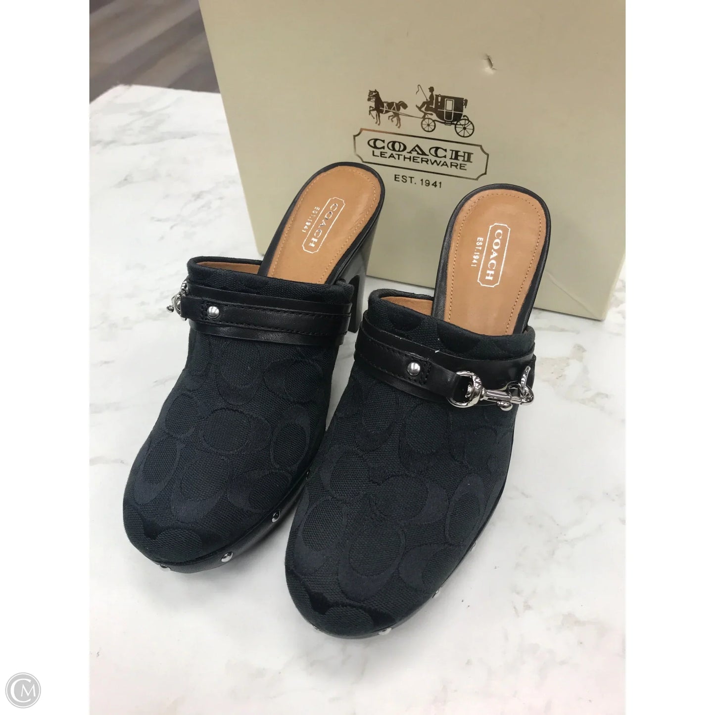 Shoes Designer By Coach In Black, Size: 8