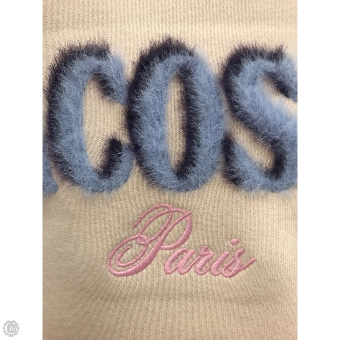 Sweatshirt Hoodie By Lacoste In Cream, Size: S