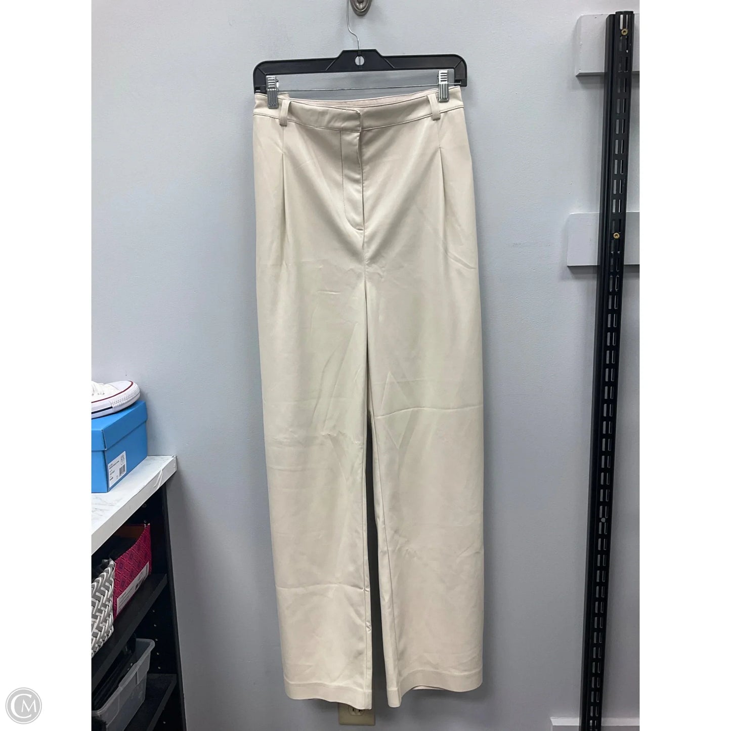 Pants Wide Leg By Open Edit In Beige, Size: Xl