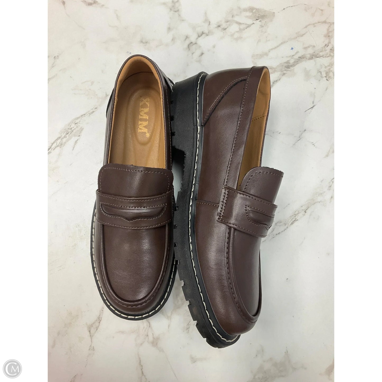 Shoes Heels Block By Clothes Mentor In Brown, Size: 8
