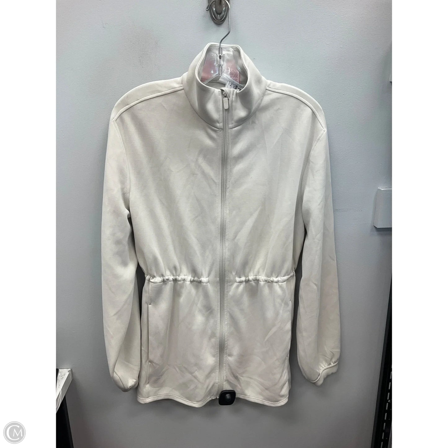 Athletic Jacket By Lululemon In Beige, Size: M