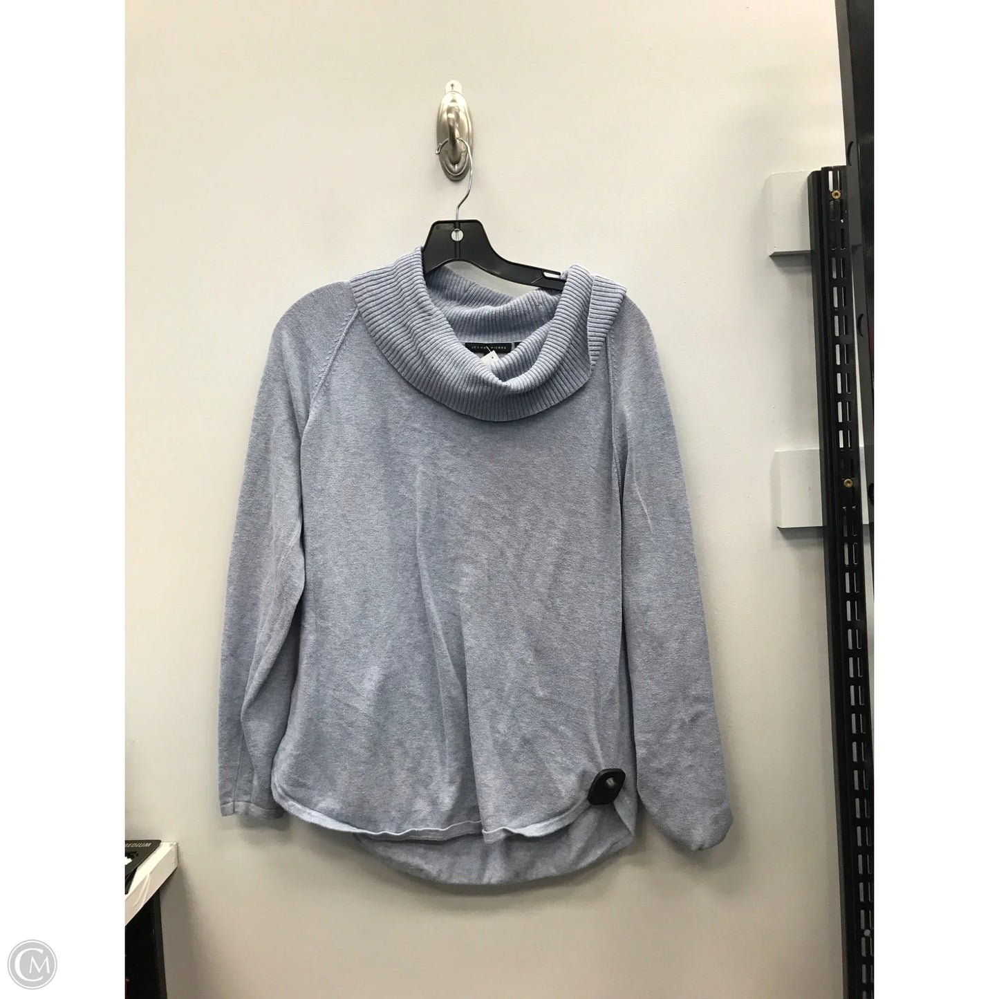 Top Long Sleeve By Jeanne Pierre In Blue, Size: M