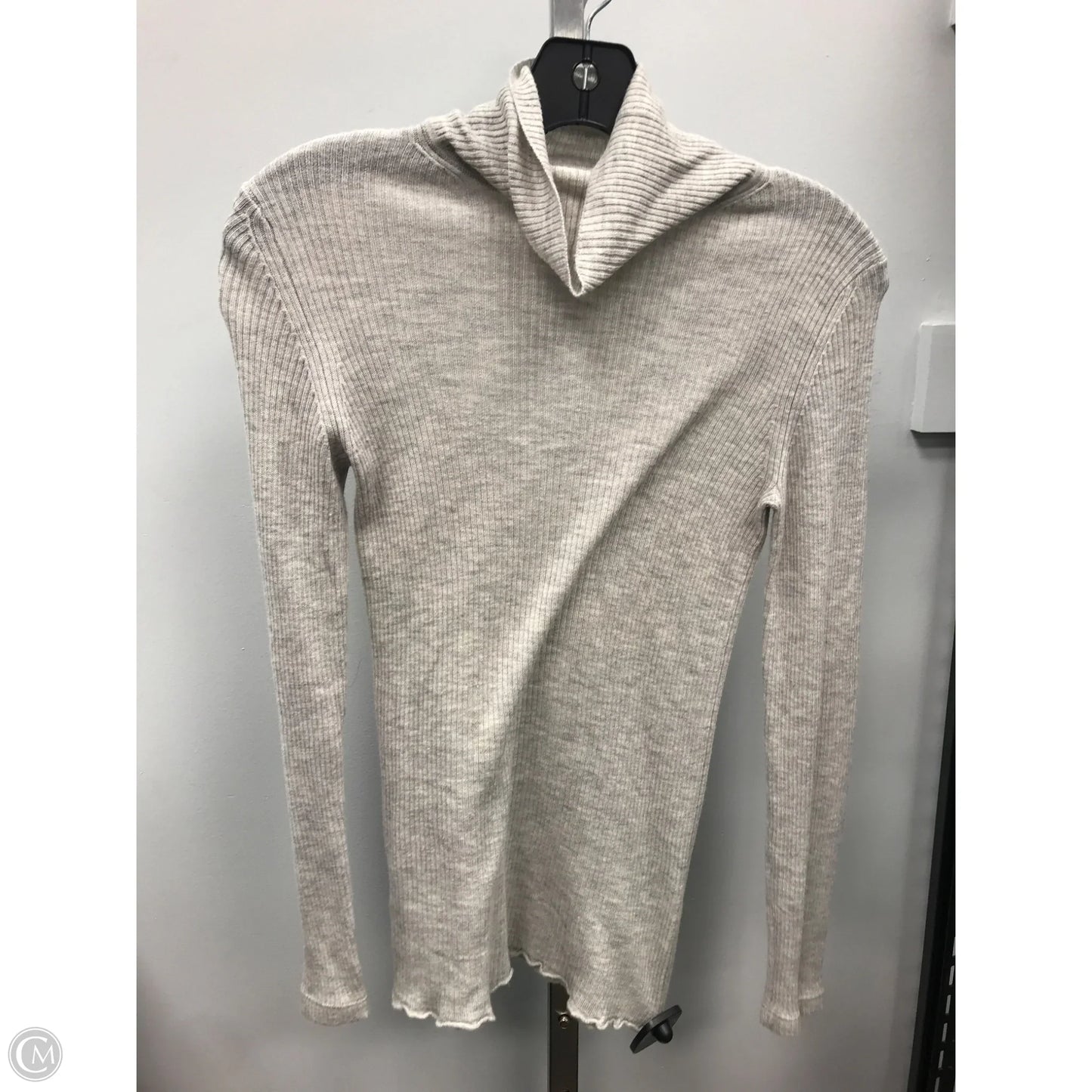 Top Long Sleeve By Vince In Grey, Size: Xs