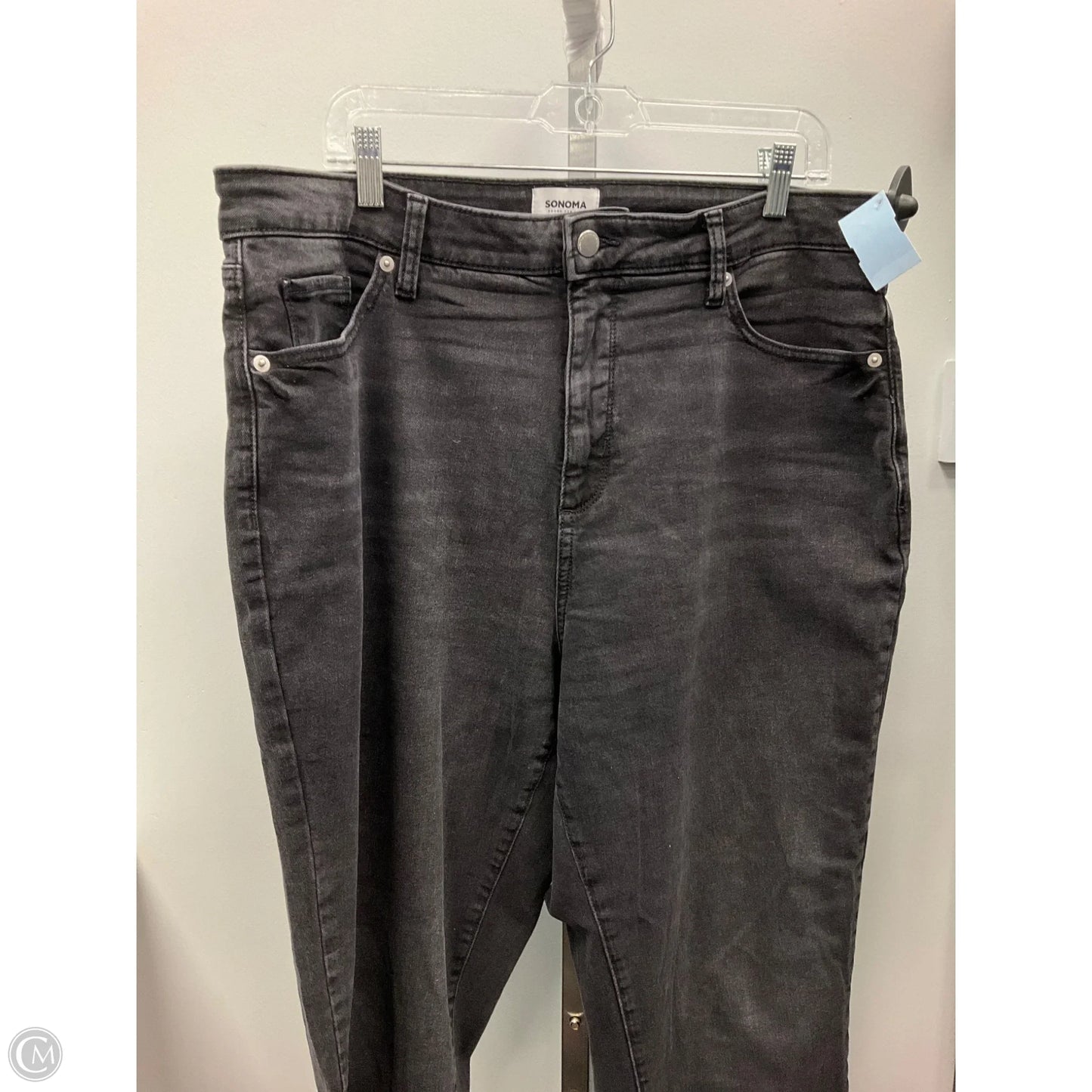 Jeans Straight By Sonoma In Black, Size: 14