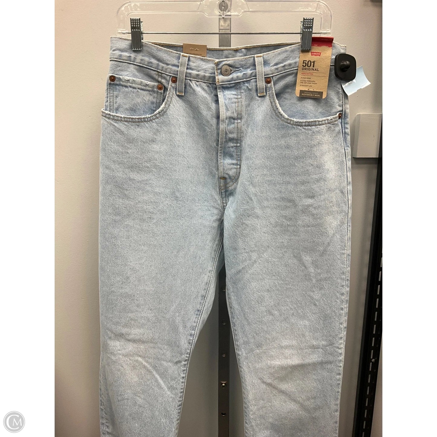 Jeans Straight By Levis In Blue, Size: 8