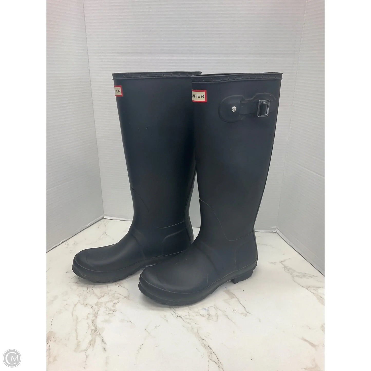 Boots Rain By Hunter In Black, Size: 7