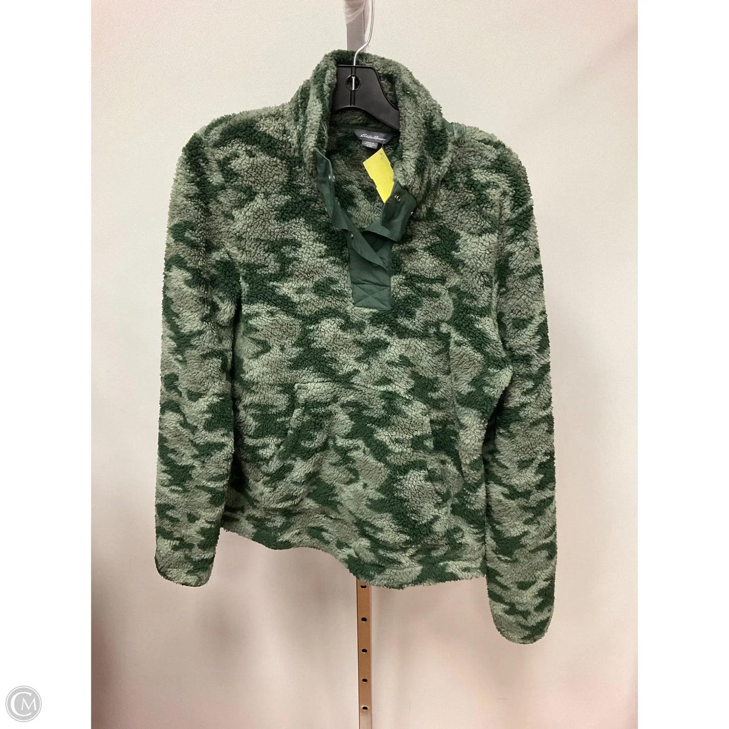 Sweater By Eddie Bauer In Camouflage Print, Size: S