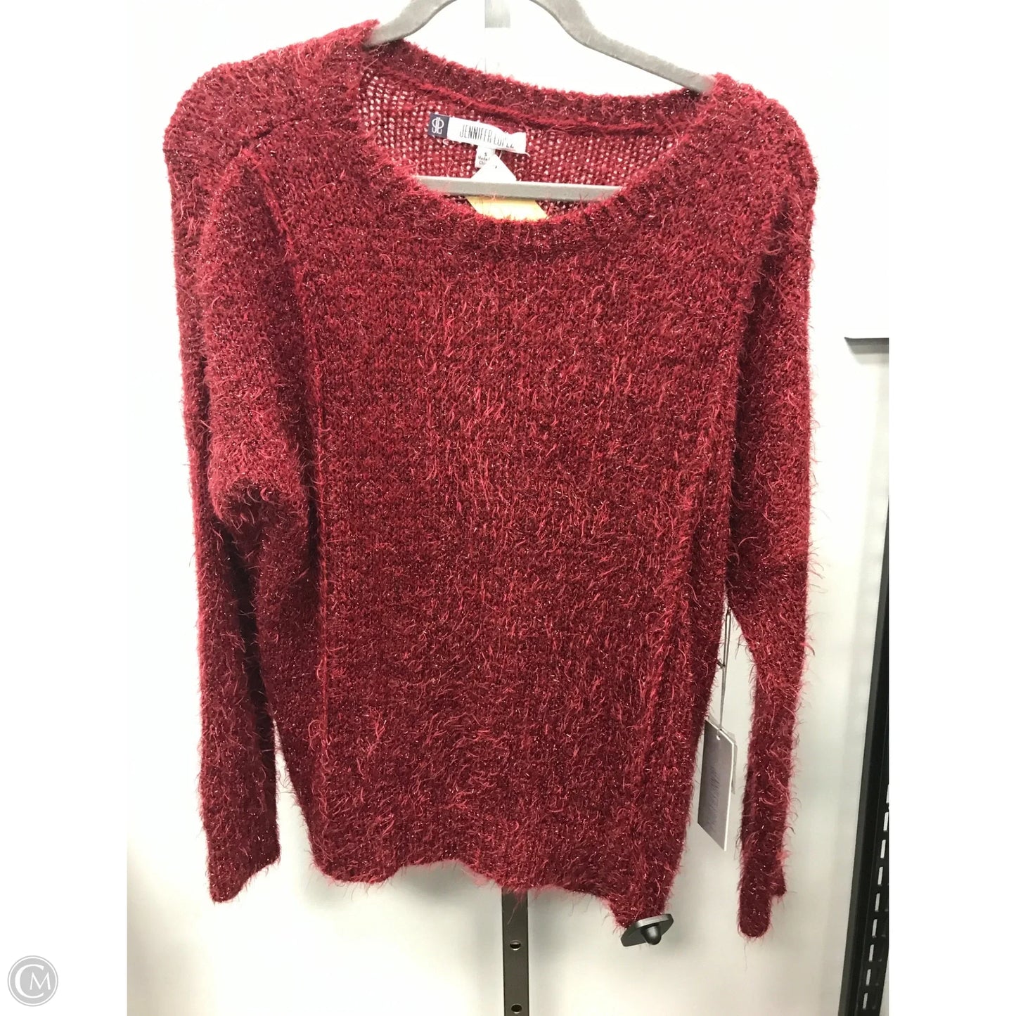 Sweater By Jennifer Lopez In Maroon, Size: S