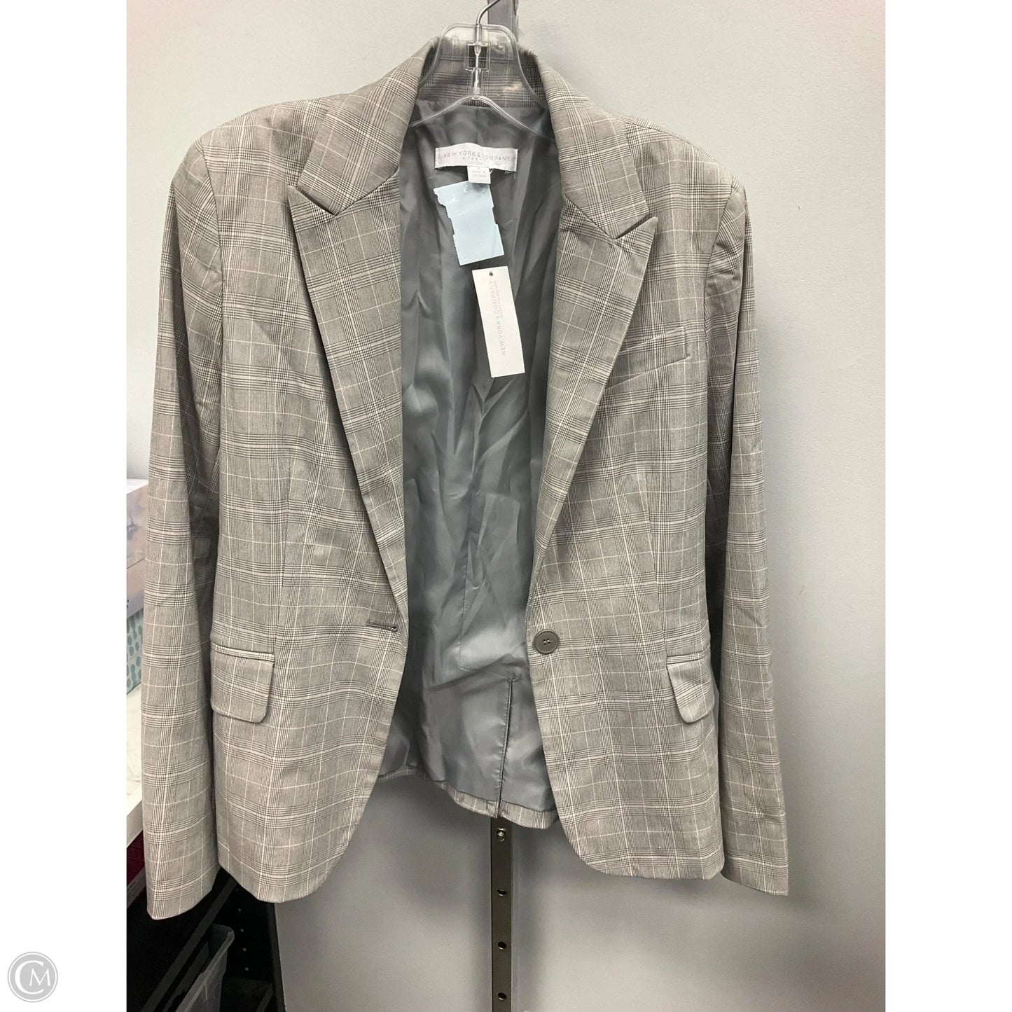 Blazer By New York And Co In Grey, Size: 8