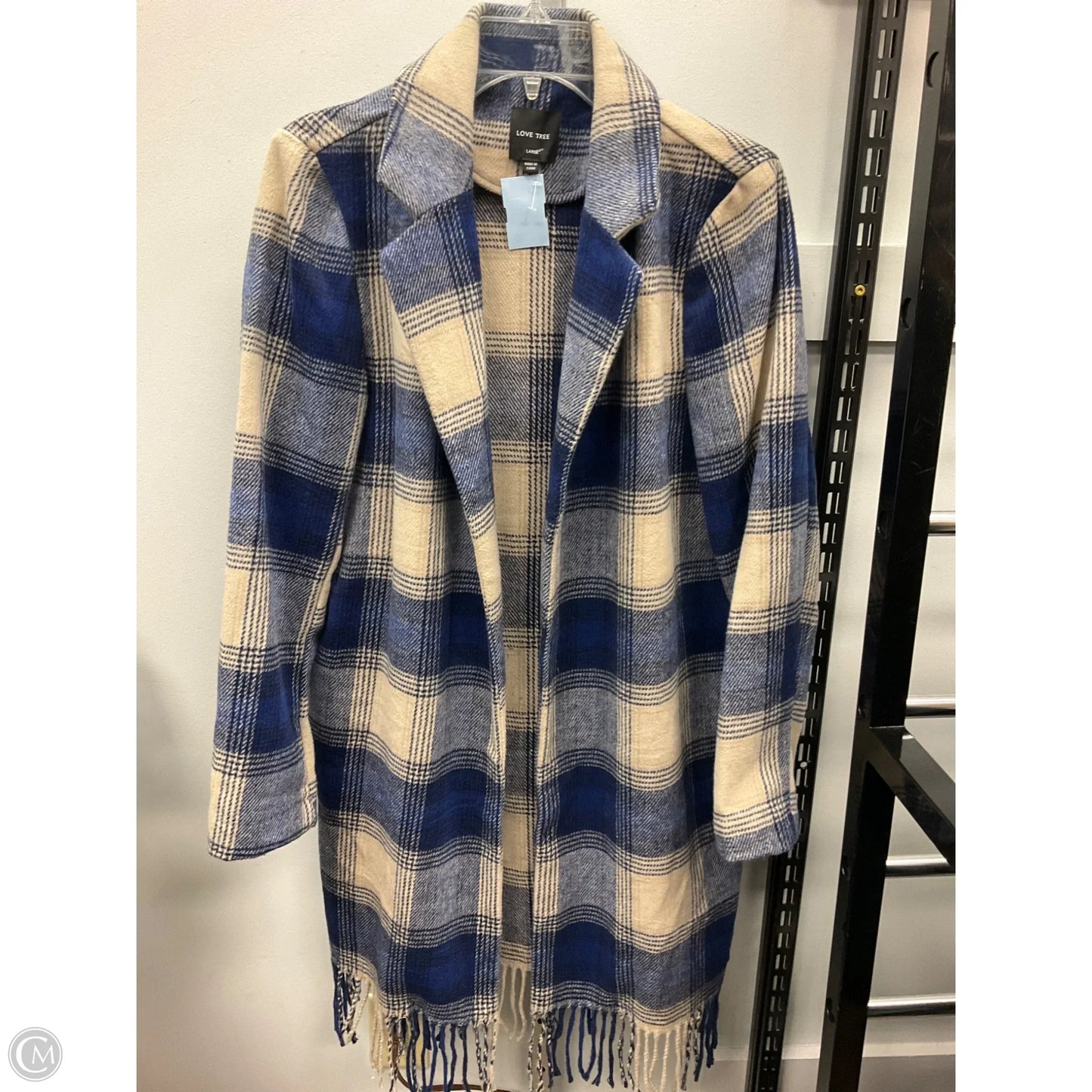 Jacket Other By Love Tree In Plaid Pattern, Size: L