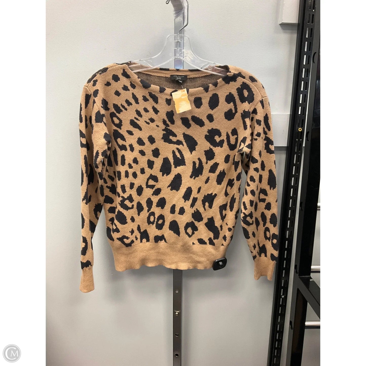 Sweater By Ann Taylor In Animal Print, Size: Sp