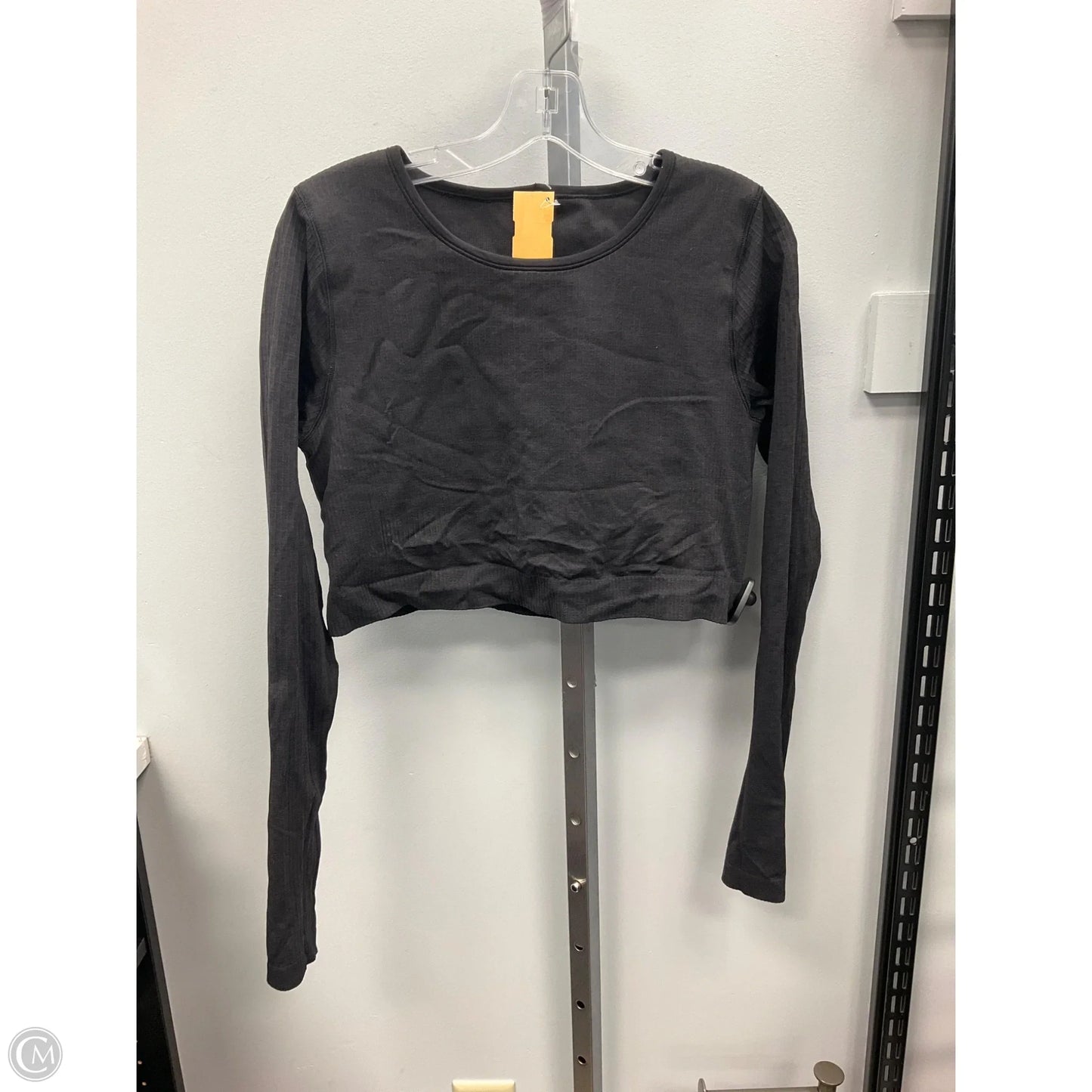 Top Long Sleeve By Lululemon In Grey, Size: 12