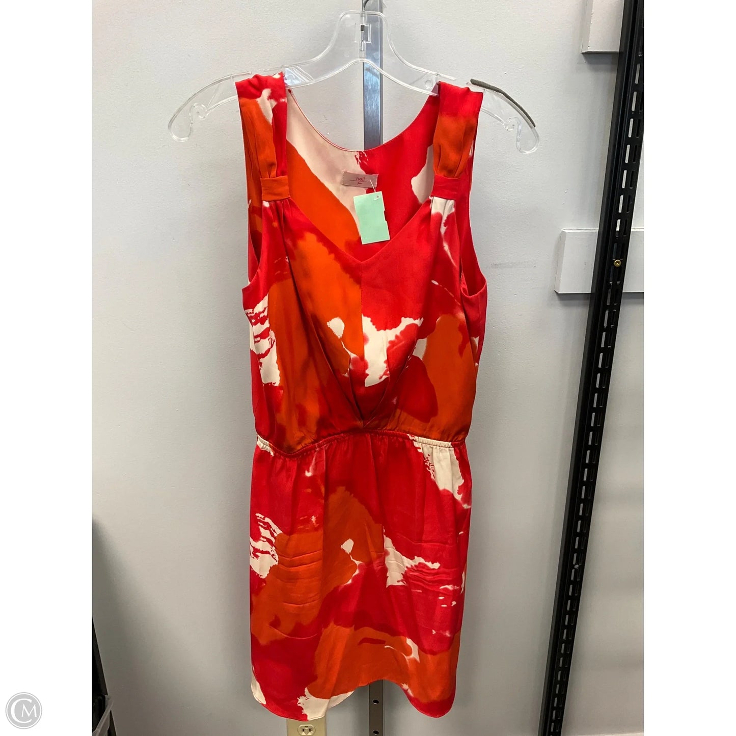 Dress Casual Short By Cmb In Orange & Red, Size: 4
