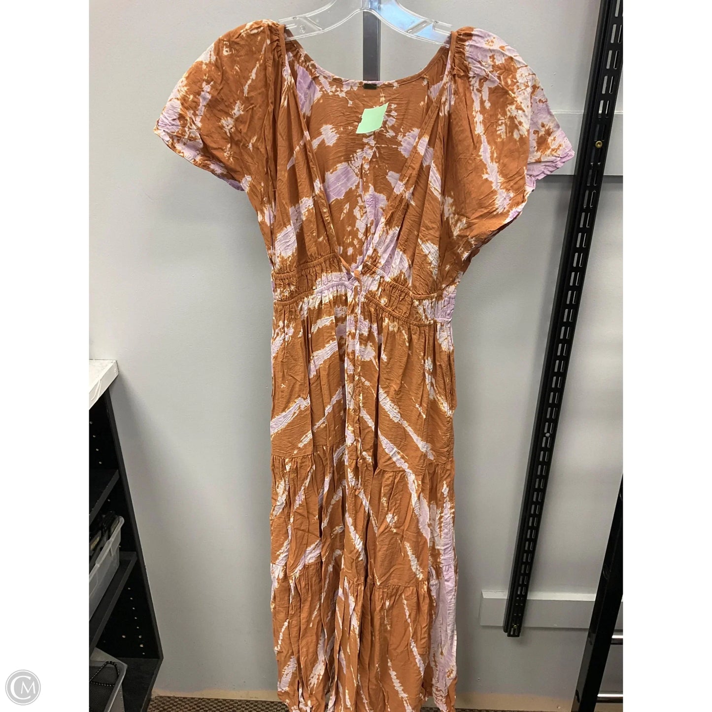 Dress Casual Maxi By Cmc In Tie Dye Print, Size: Xs
