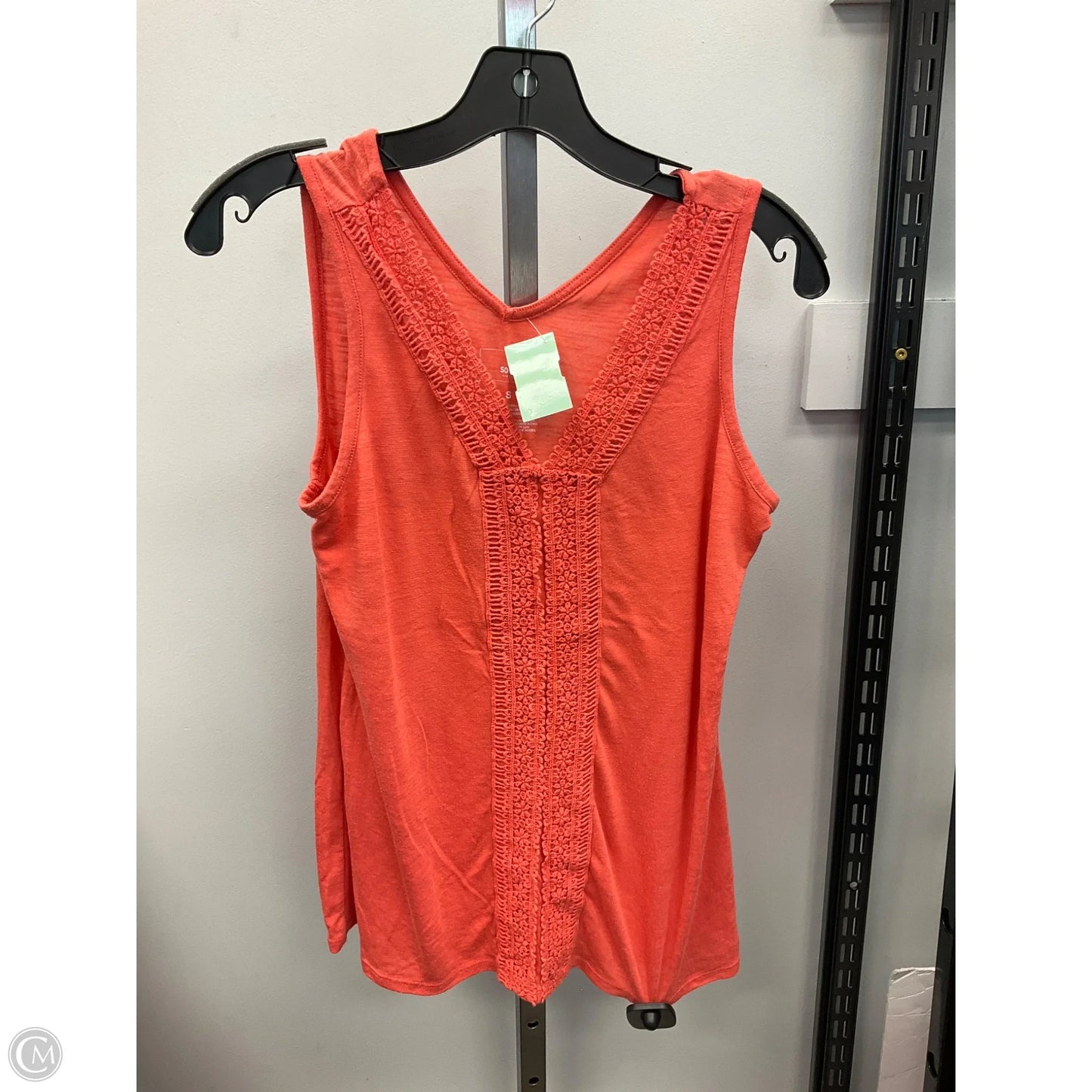 Top Sleeveless By Sonoma In Orange, Size: S