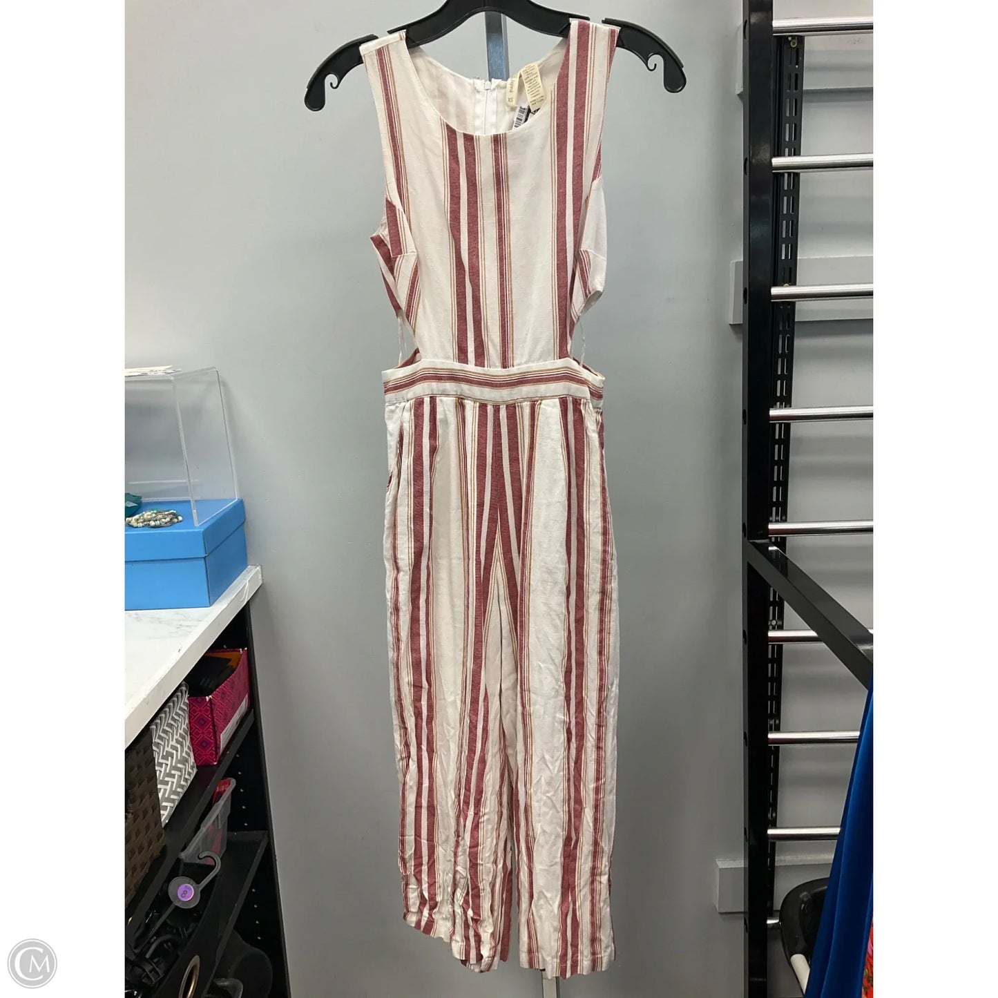 Jumpsuit By Japna In Striped Pattern, Size: Xs