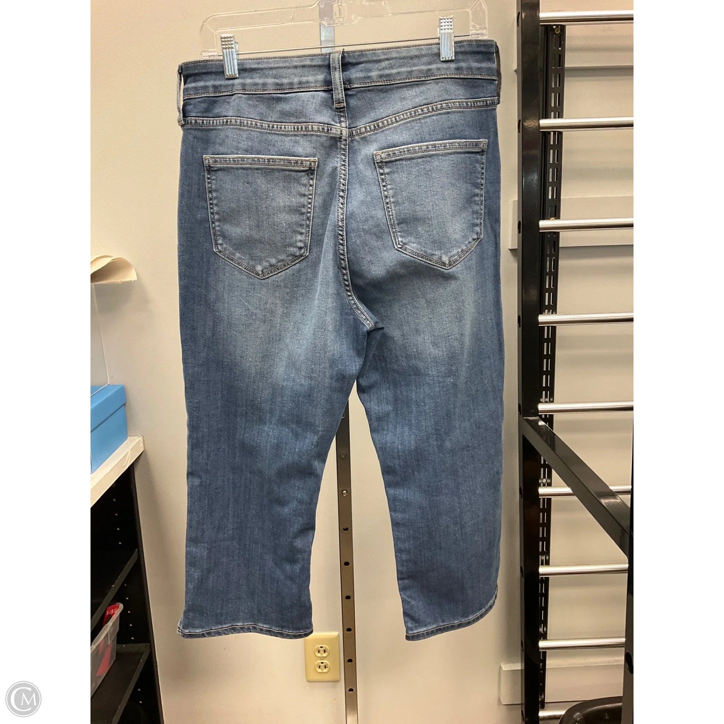Capris By St Johns Bay In Blue Denim, Size: 10