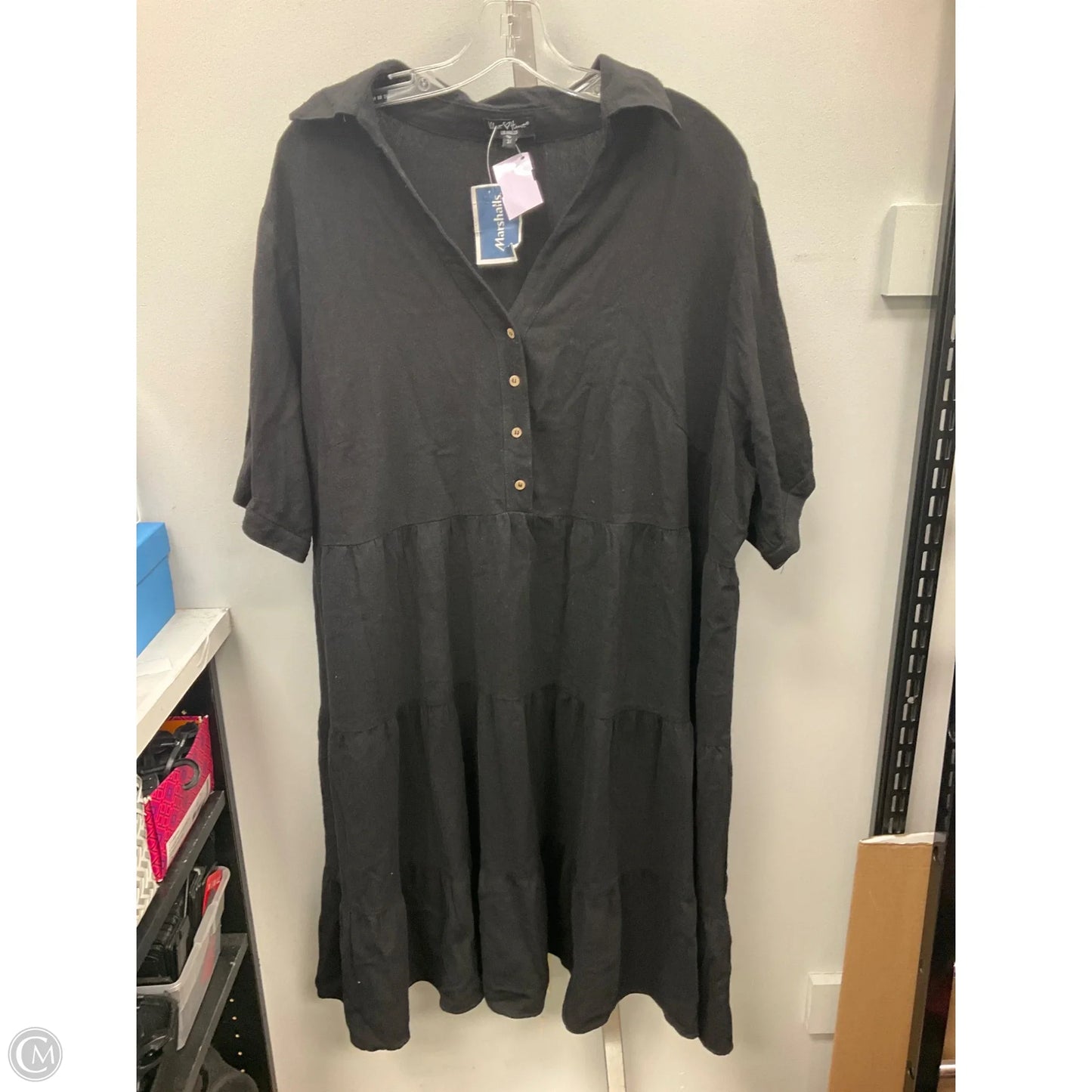 Dress Casual Short By Velvet Heart In Black, Size: 3x