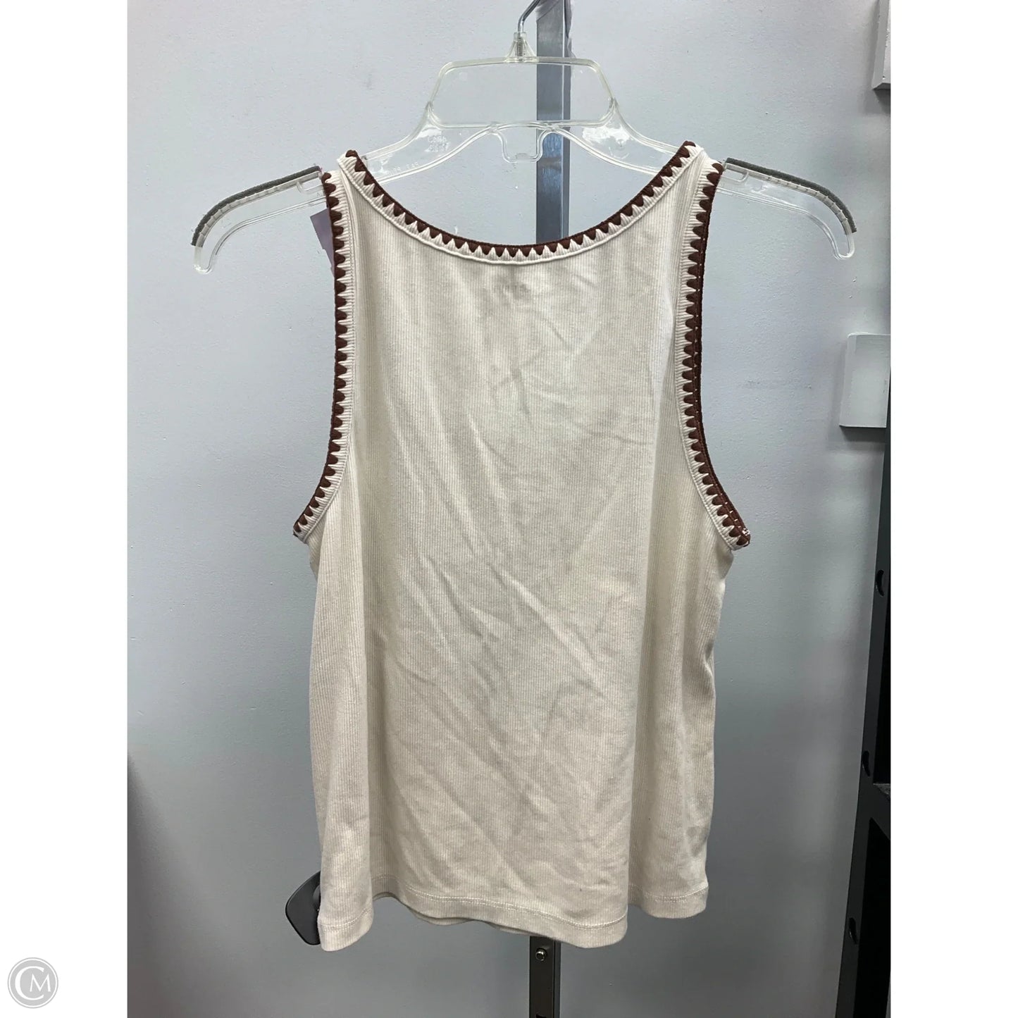 Tank Top By Old Navy In Cream, Size: Xl