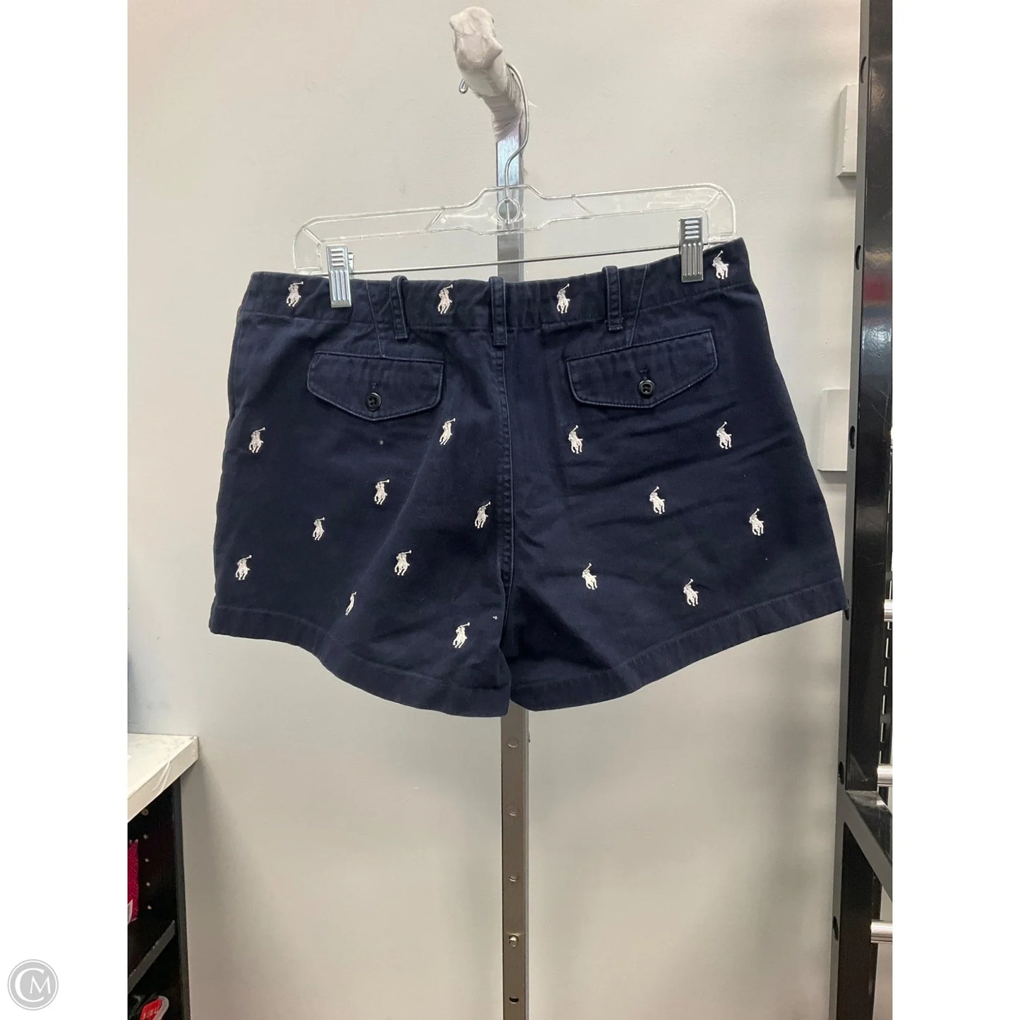 Shorts By Ralph Lauren In Blue & White, Size: 12