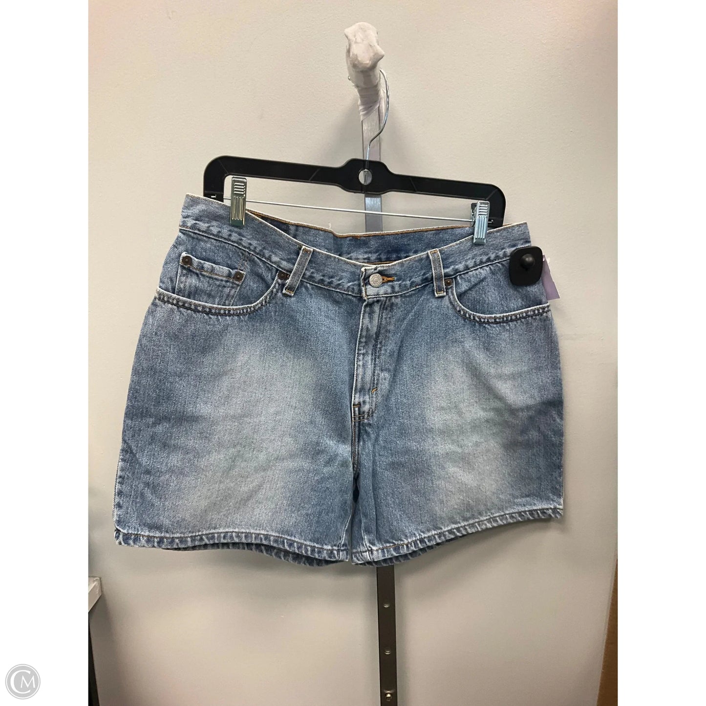 Shorts By Levis In Blue Denim, Size: 14