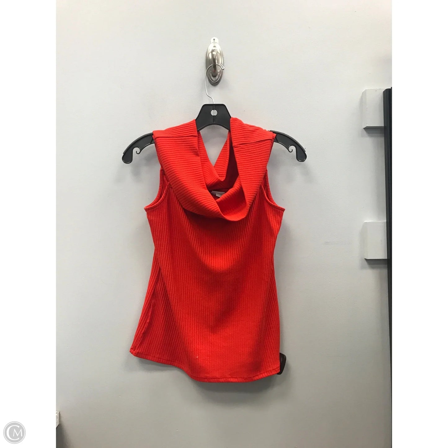 Top Sleeveless By A New Day In Orange, Size: M