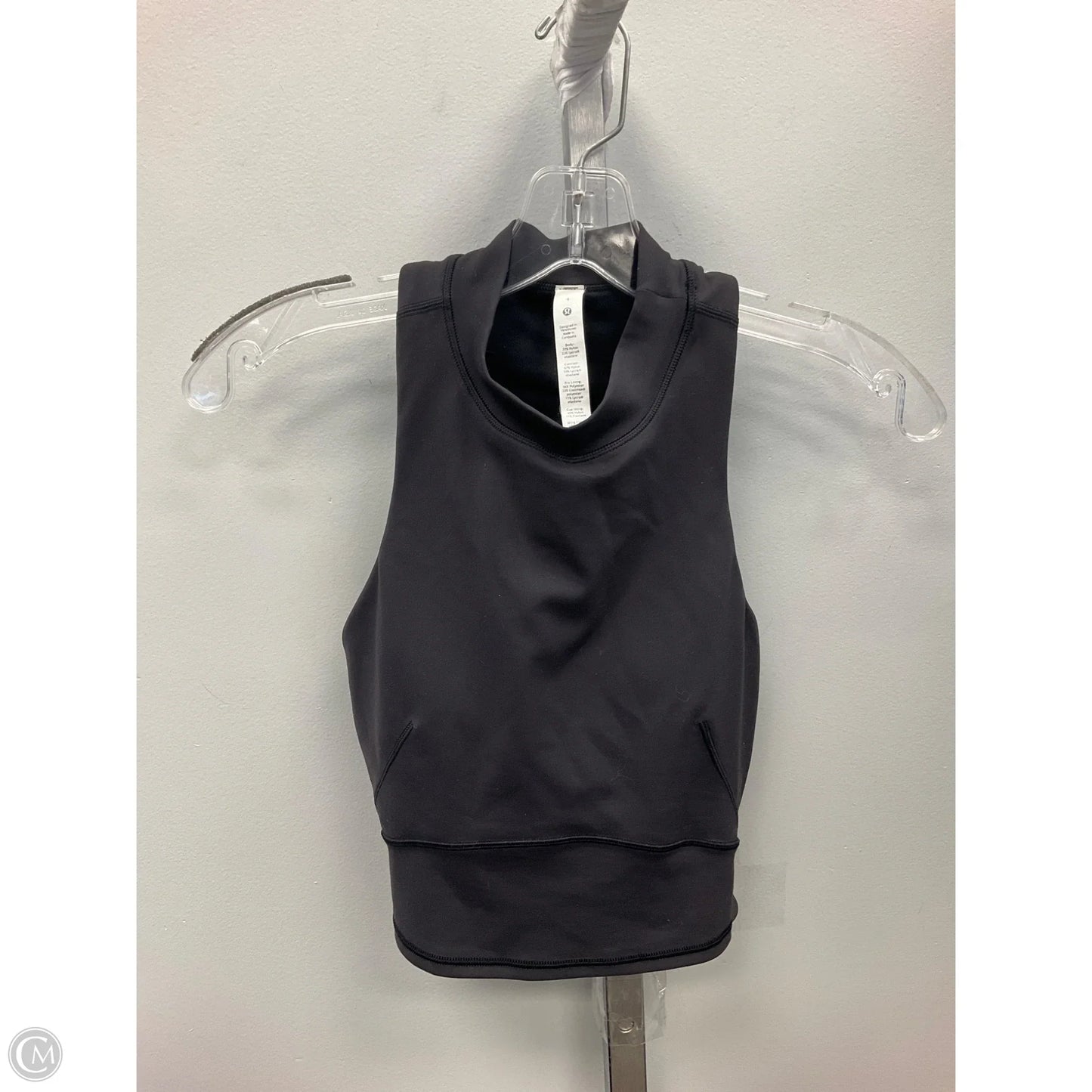 Athletic Bra By Lululemon In Black, Size: 4