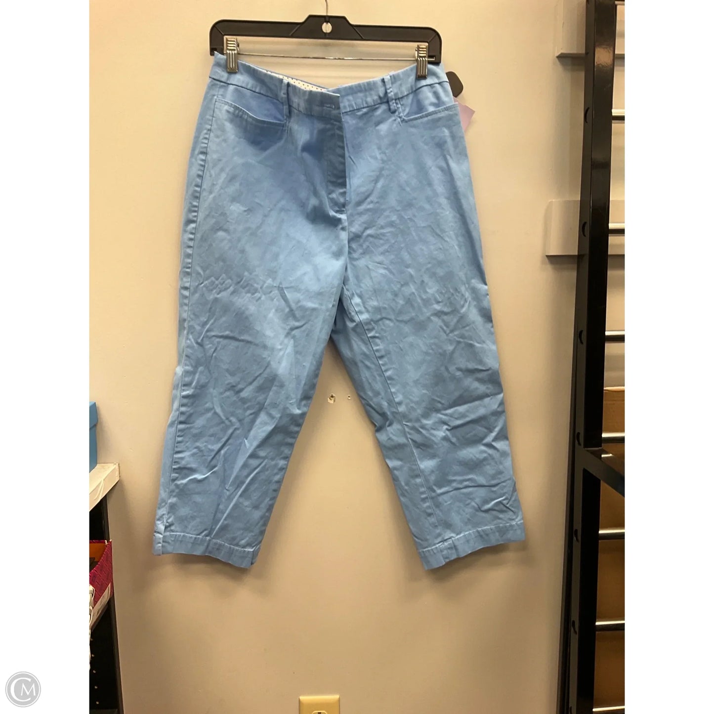 Pants Cropped By Talbots In Blue, Size: 12