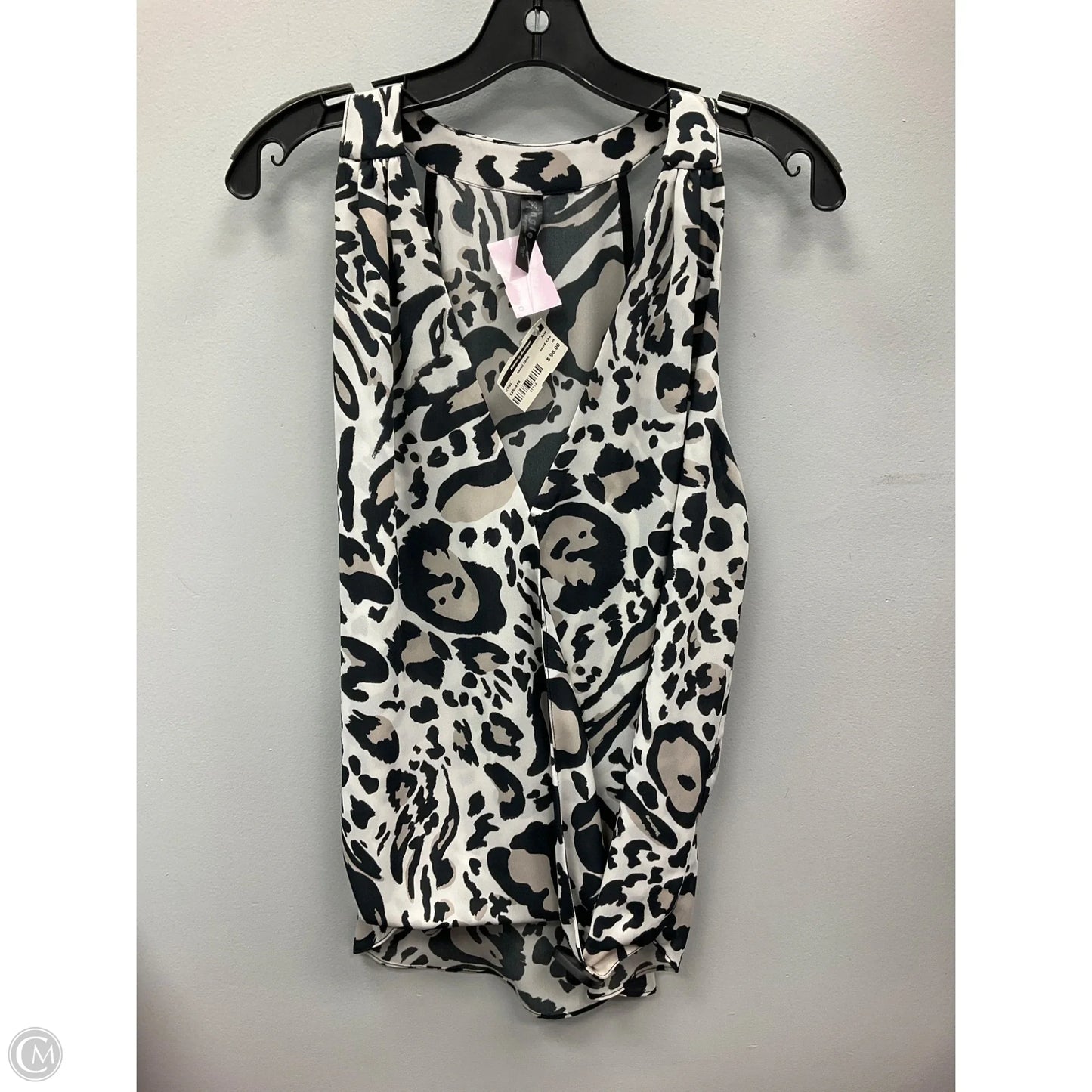Top Sleeveless By Cmc In Animal Print, Size: M