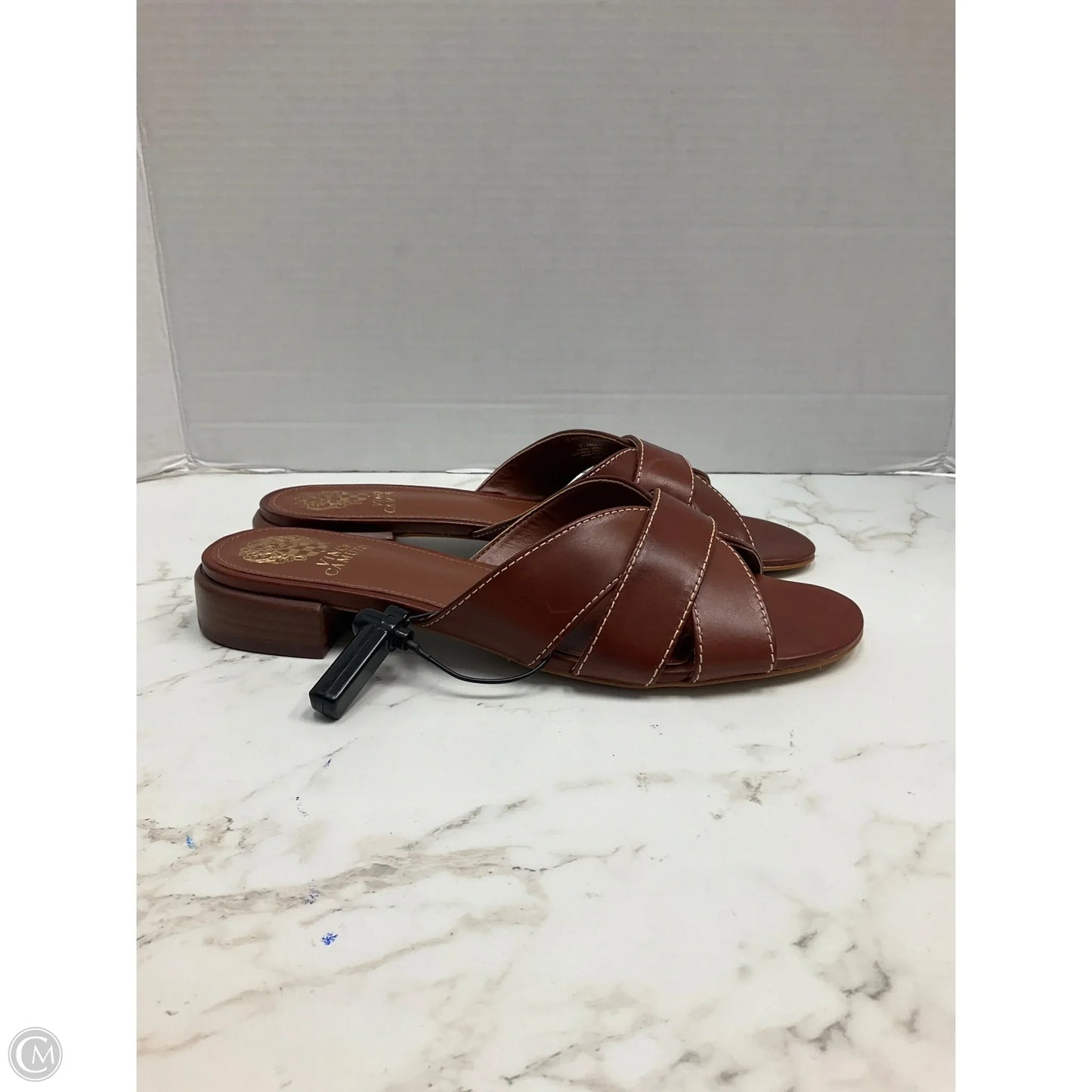 Sandals Flats By Vince Camuto In Brown, Size: 9.5