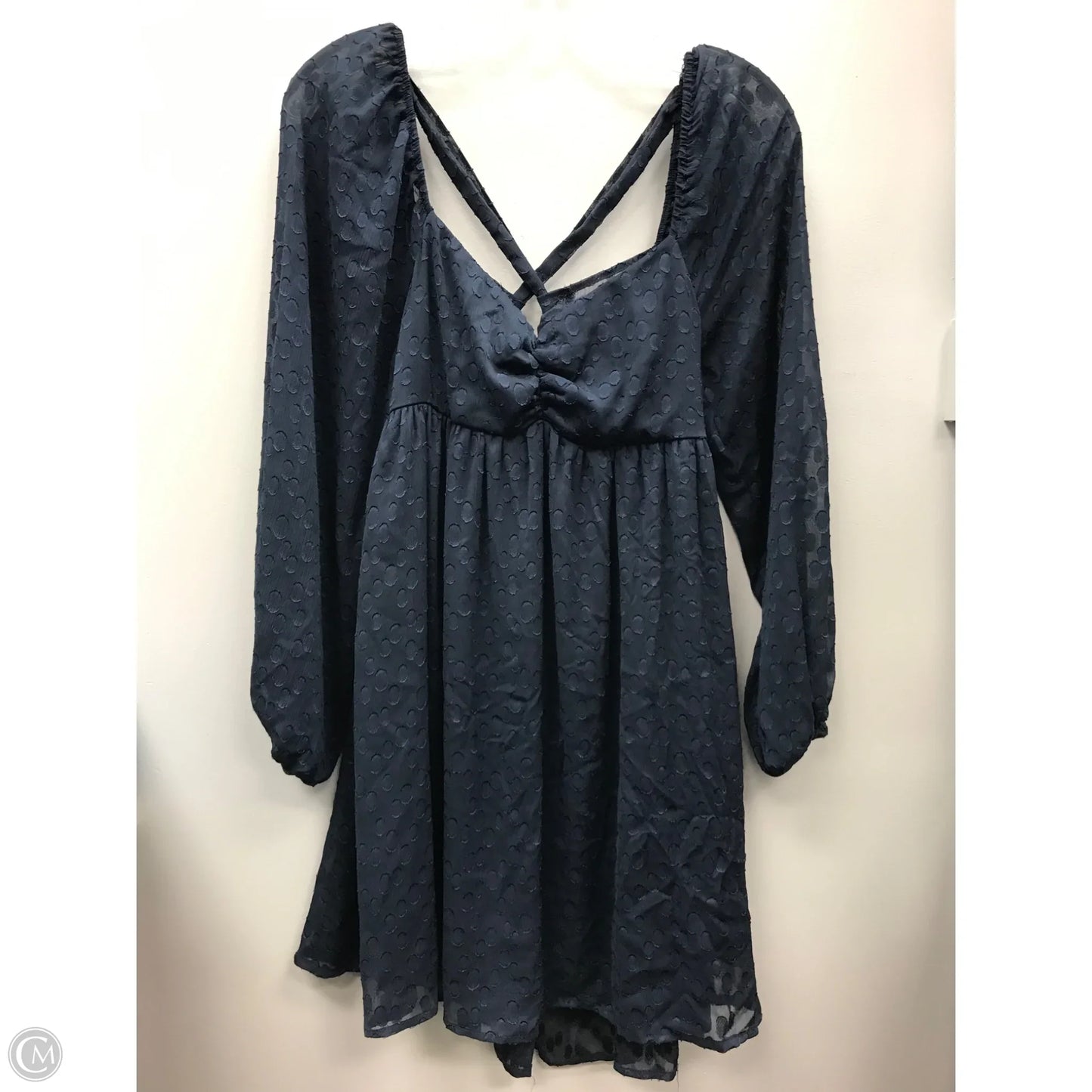 Dress Casual Short By Francesca’s In Navy, Size: M