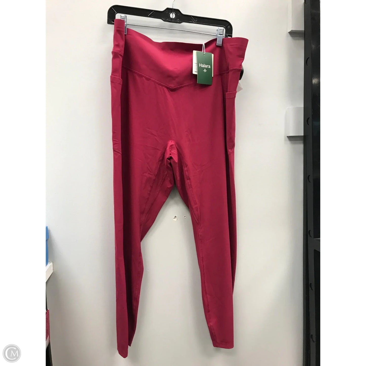 Athletic Leggings By Halara In Pink, Size: 2x