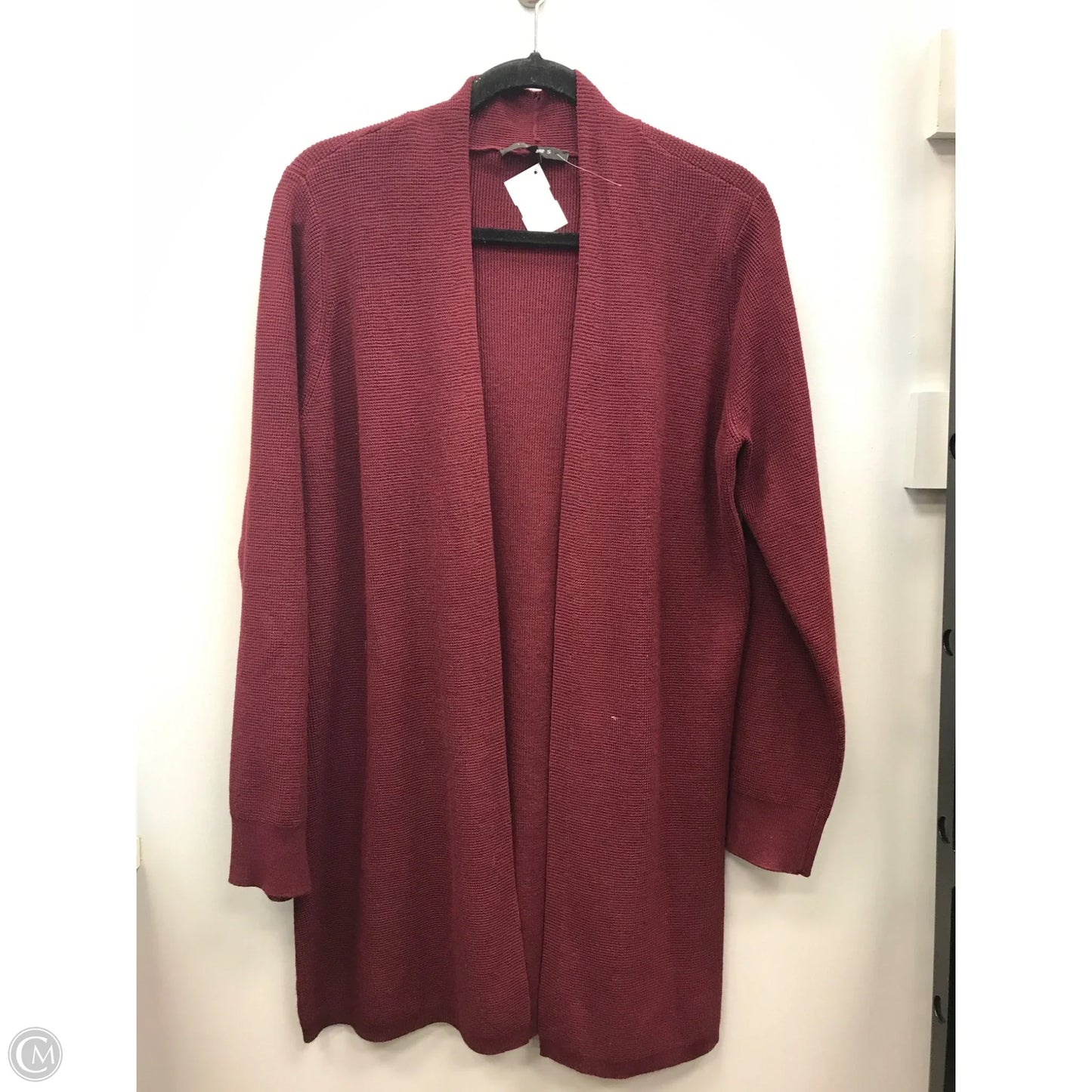 Cardigan By Cyrus In Maroon, Size: L