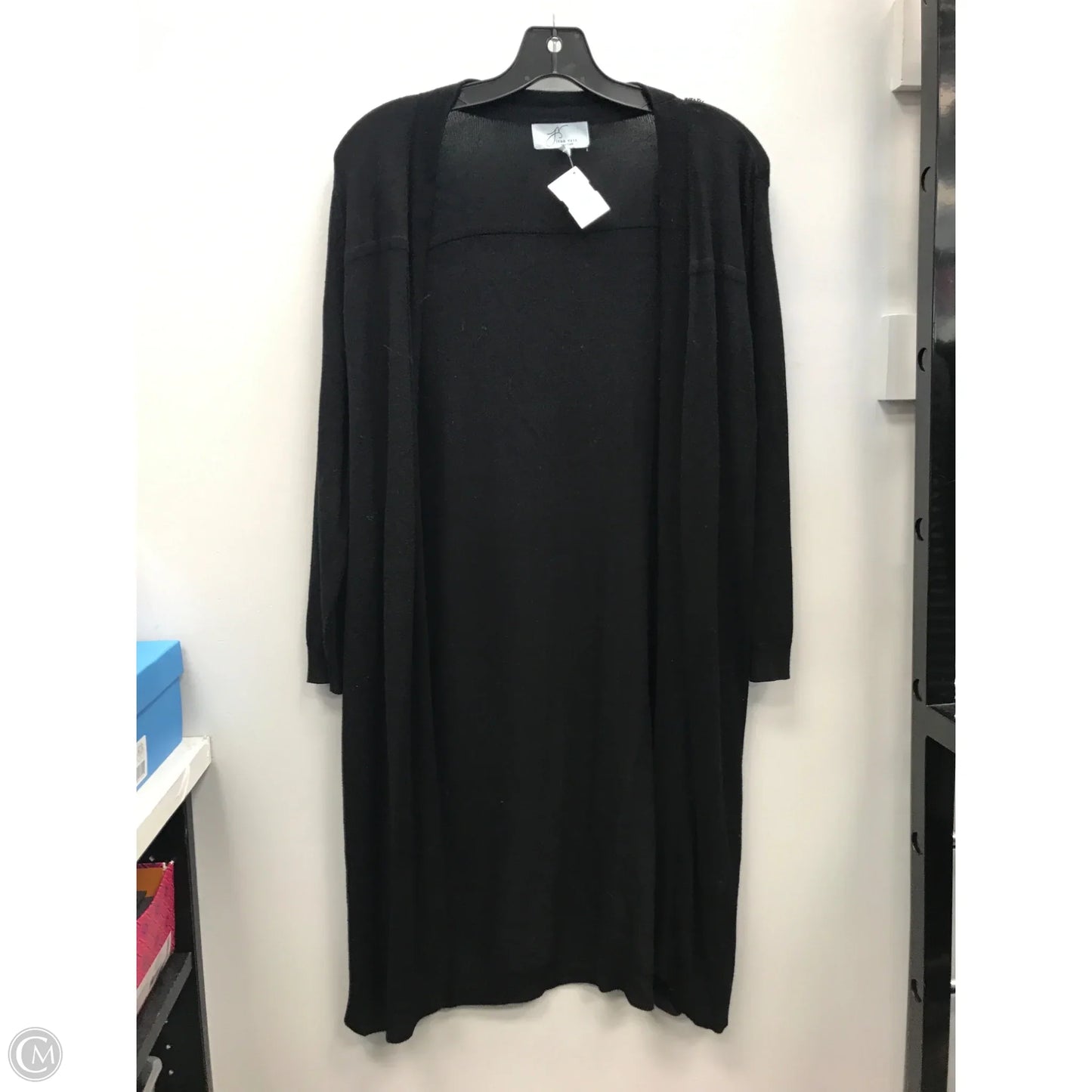 Cardigan By Joan Vass In Black, Size: M