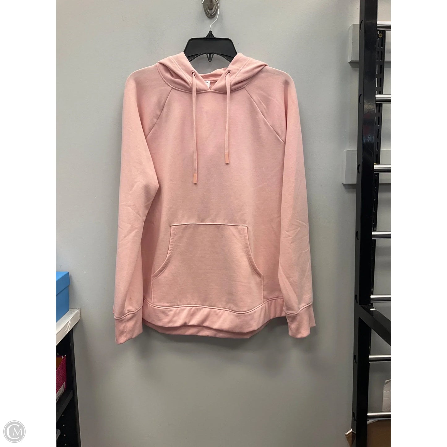 Sweatshirt Hoodie By Athletic Works In Pink, Size: Xl