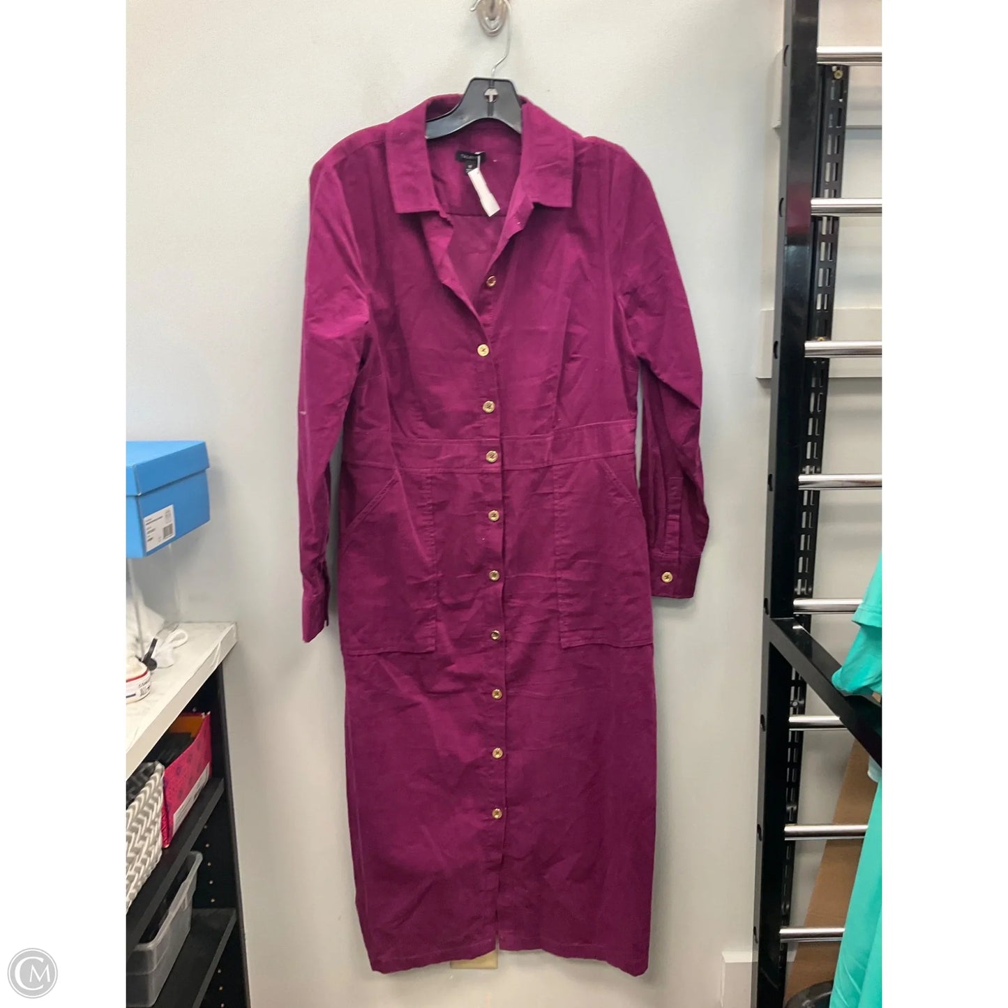 Dress Casual Midi By Talbots In Purple, Size: 10