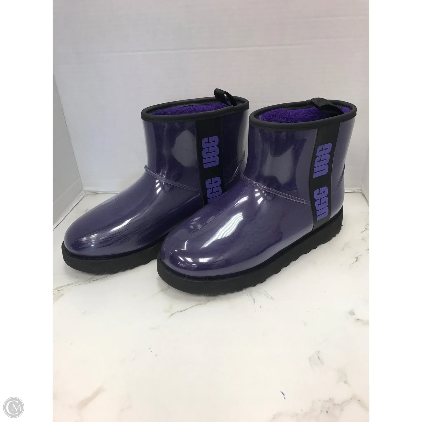 Boots Designer By Ugg In Purple, Size: 8