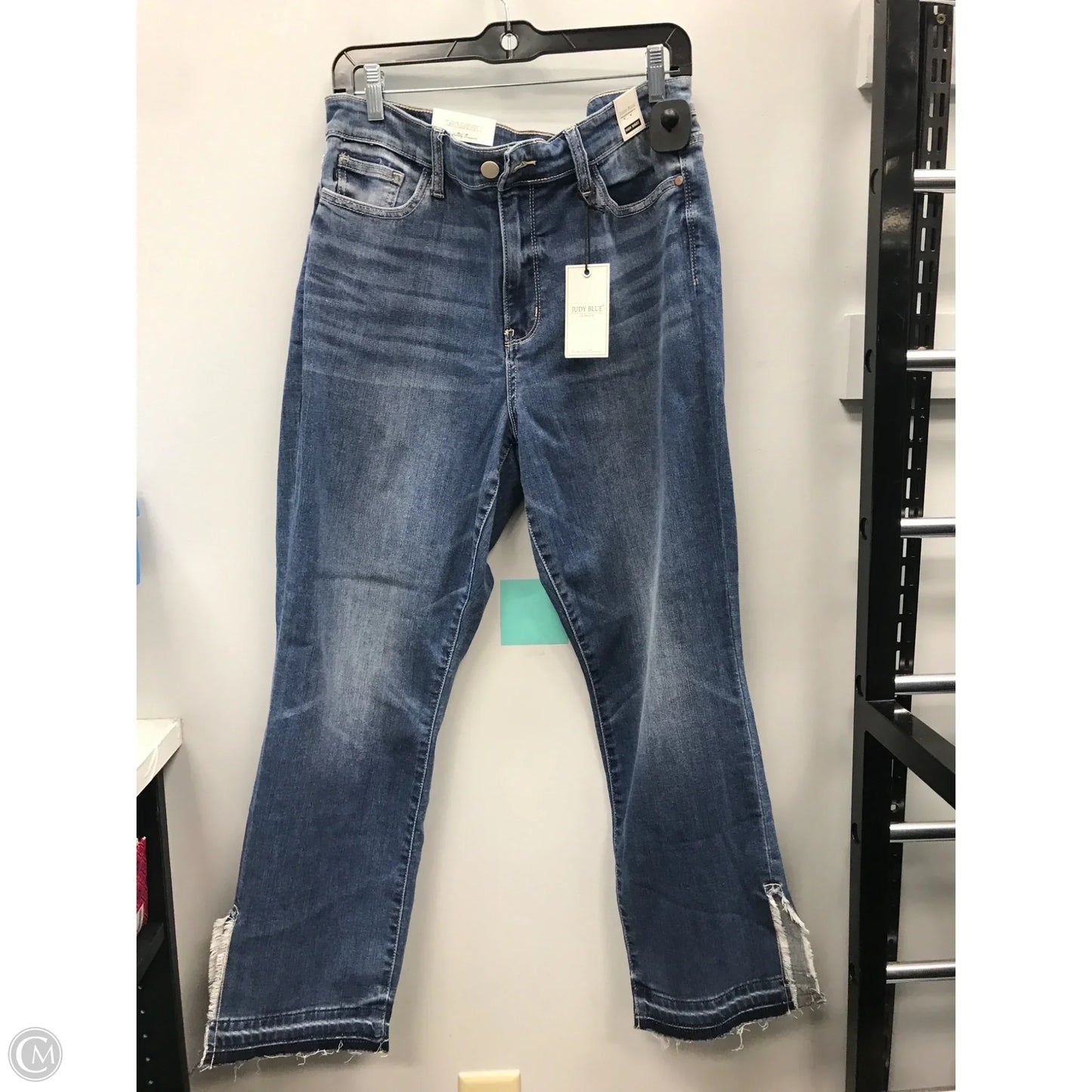Jeans Straight By Judy Blue In Blue Denim, Size: 12