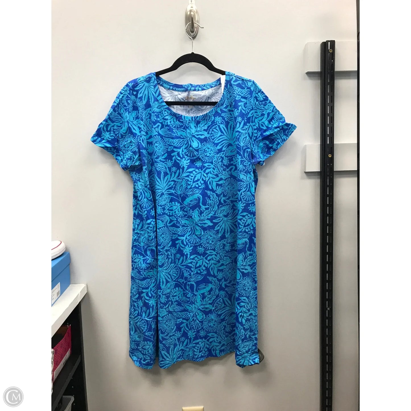 Dress Designer By Lilly Pulitzer In Blue, Size: Xxl