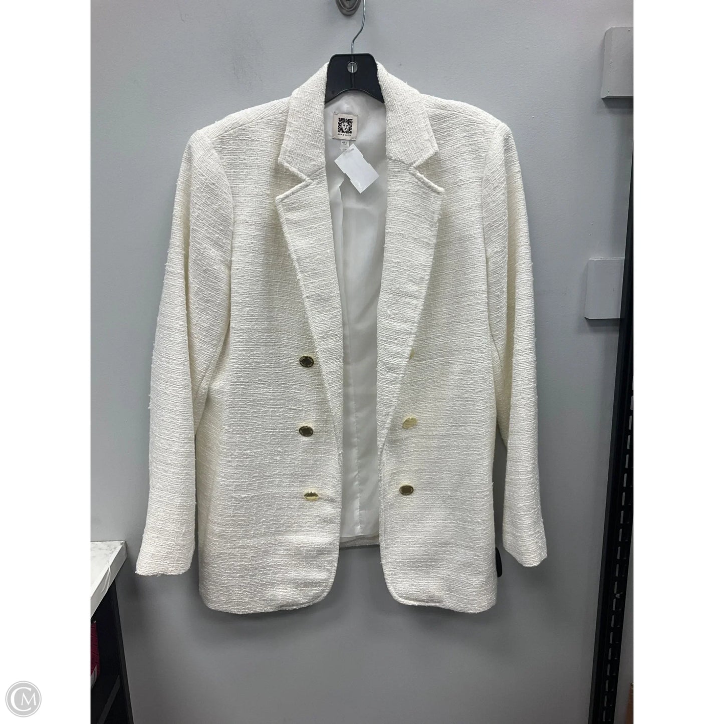 Blazer By Anne Klein In White, Size: L